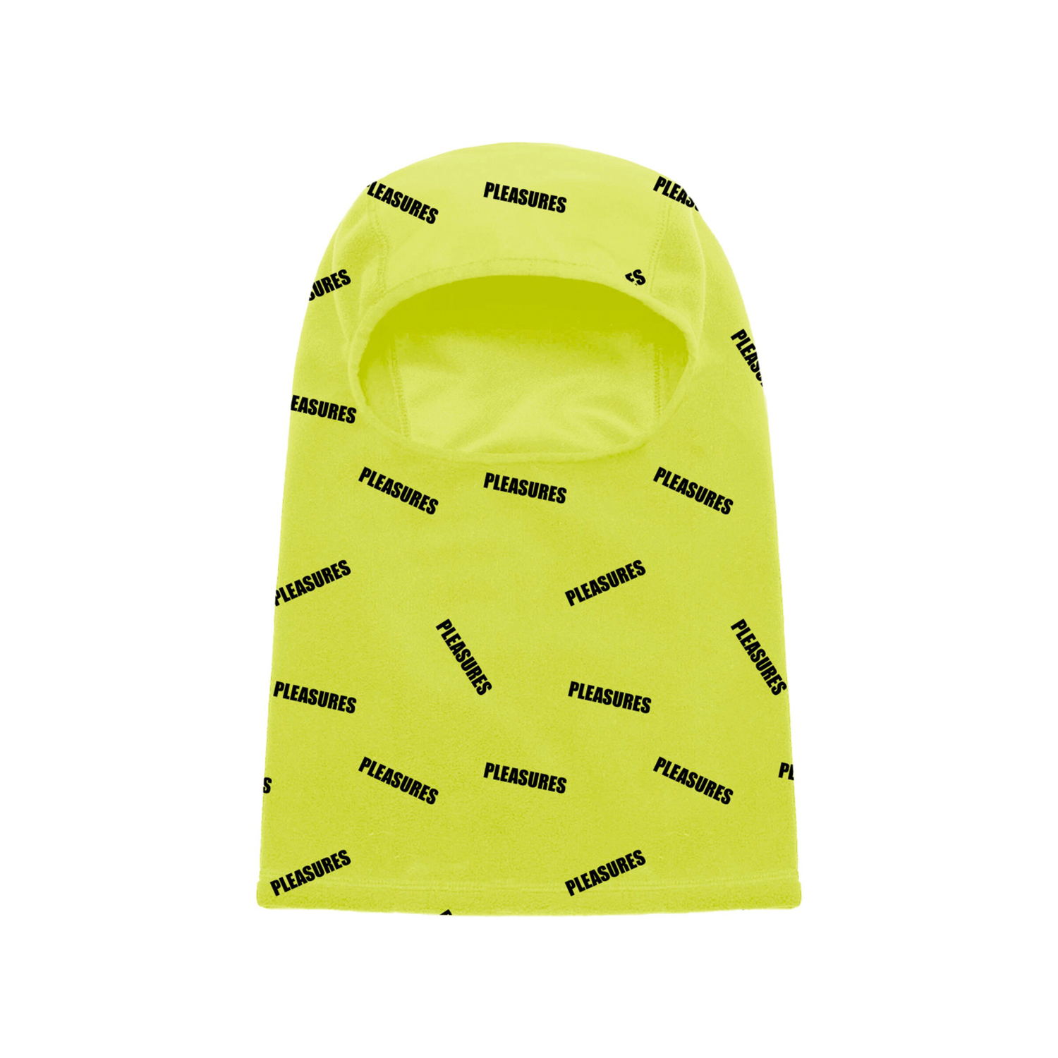 Levně Pleasures Mini Stamp Balaclava Lime - Unisex - Kukla Pleasures - Žluté - P23W068-LIME