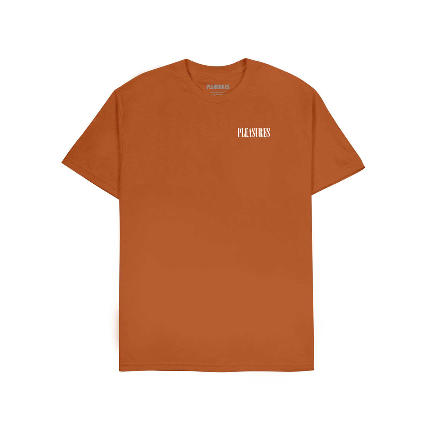 Pleasures Vertical Tee Texas Orange - Pánské - Triko Pleasures - Oranžové - P24SU055-ORANGE - Velikost: 2XL