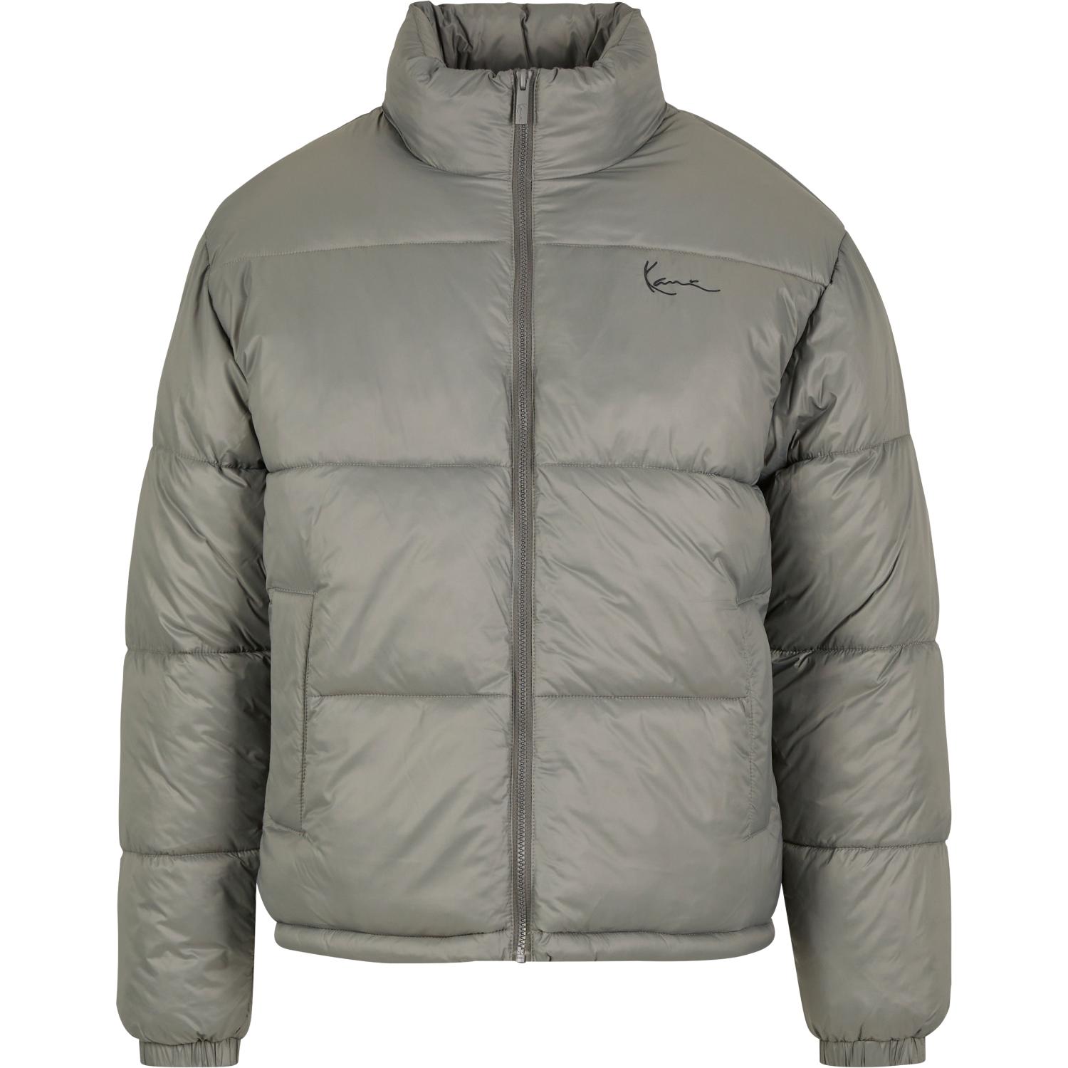 Karl Kani Small Signature Embossed Logo Puffer Jacket - Pánské - Bunda Karl Kani - Šedé - PD00007547 - Velikost: XL