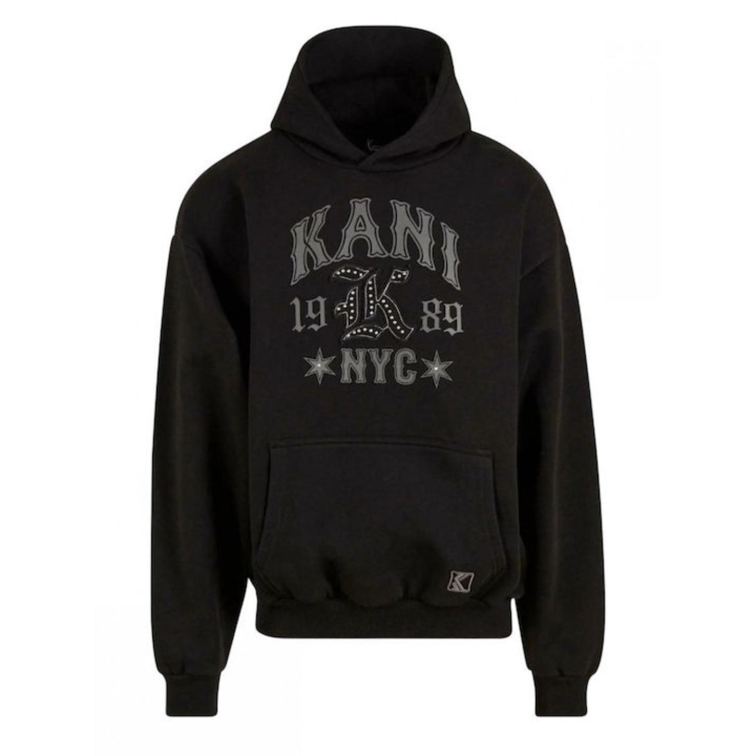 Karl Kani Western Os Hoodie Black - Pánské - Mikina Karl Kani - Černé - KM253-035-2 - Velikost: S
