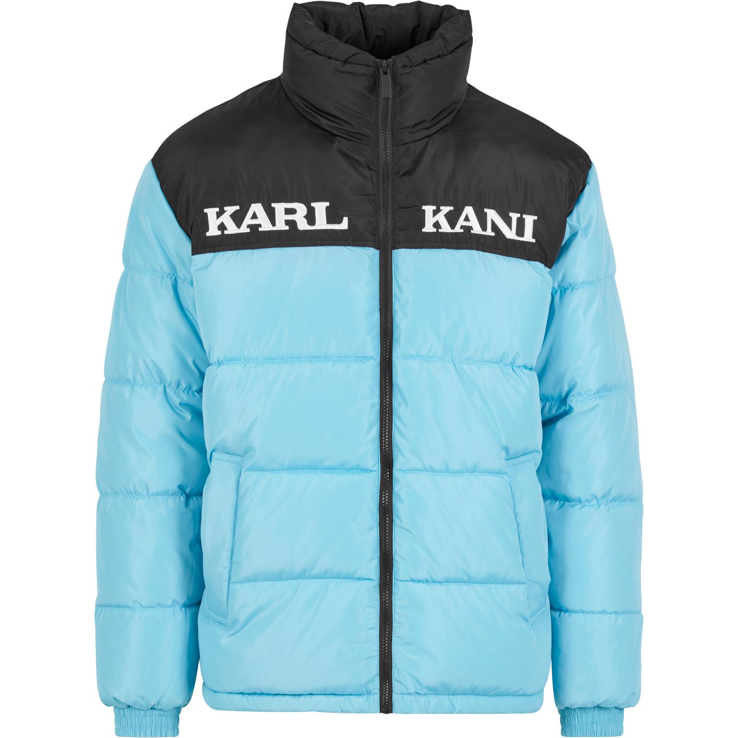 Karl Kani Retro Essential Puffer Jacket Blue - Pánské - Bunda Karl Kani - Modré - PD00007604 - Velikost: S