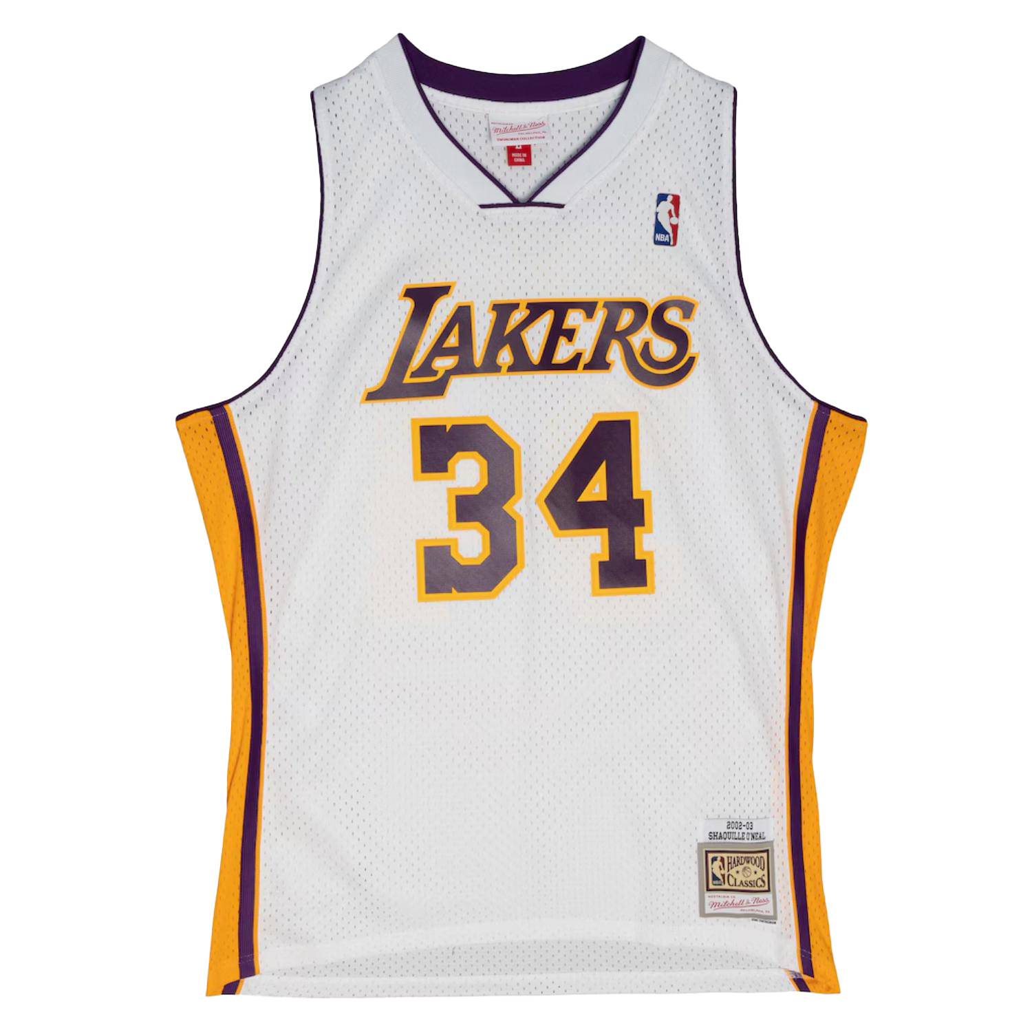 Levně Mitchell & Ness NBA Shaquille O'neal Lakers 2002 Alternate Jersey - Pánské - Dres Mitchell & Ness - Bílé - SMJY4442-LAL02SONWHIT