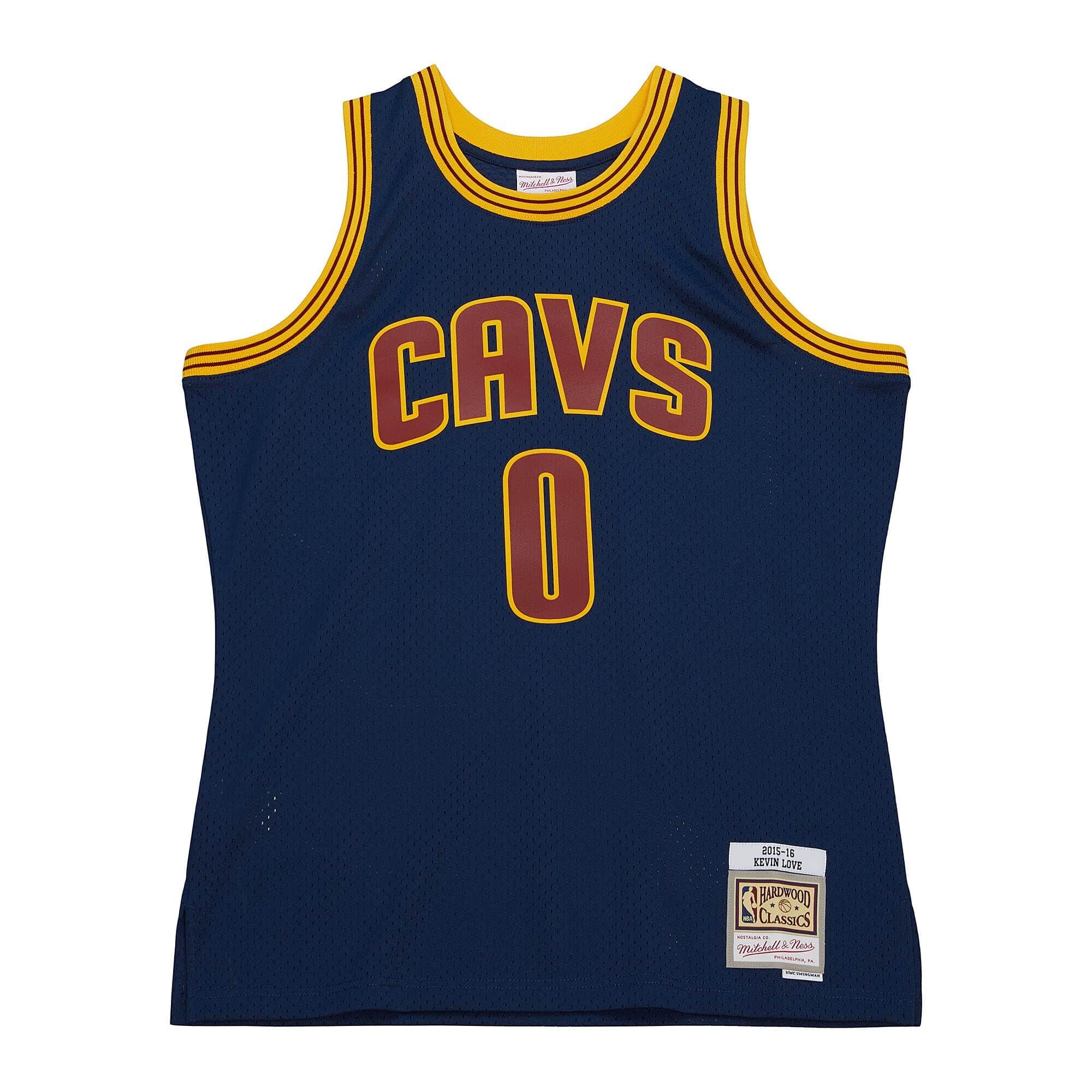 Mitchell & Ness NBA Cleveland Cavaliers Kevin Love Alternate Jersey - Pánské - Dres Mitchell & Ness - Modré - SMJY5703-CCA15KLVNAVY - Velikost: 2XL