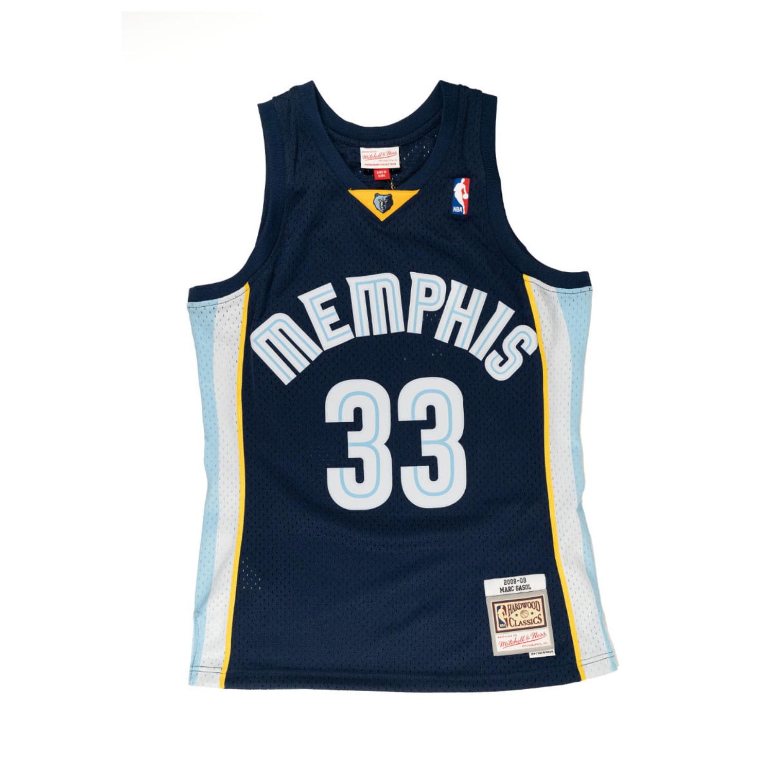Mitchell & Ness NBA Grizzlies 2008 Marc Gasol Dark Jersey - Pánské - Dres Mitchell & Ness - Modré - SMJY7099-MGR08MGSNAVY