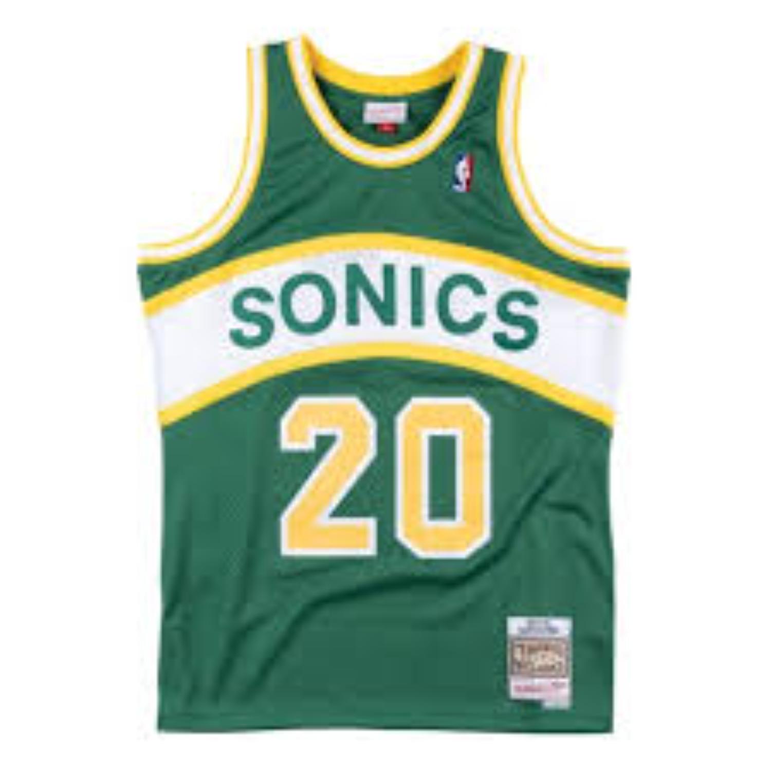 Mitchell & Ness NBA Revolution 1994 Gary Payton Swingman Jersey - Pánské - Dres Mitchell & Ness - Zelené - SMJYGS18044-SSUKYGN194GPA