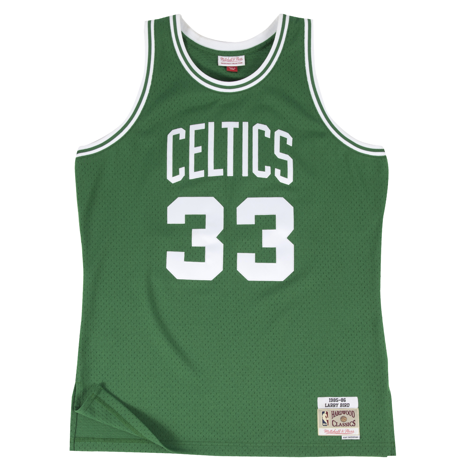 Mitchell & Ness Boston Celtics Larry Bird Swingman Jersey - Pánské - Dres Mitchell & Ness - Zelené - SMJYGS18142-BCEKYGN85LBI - Velikost: S