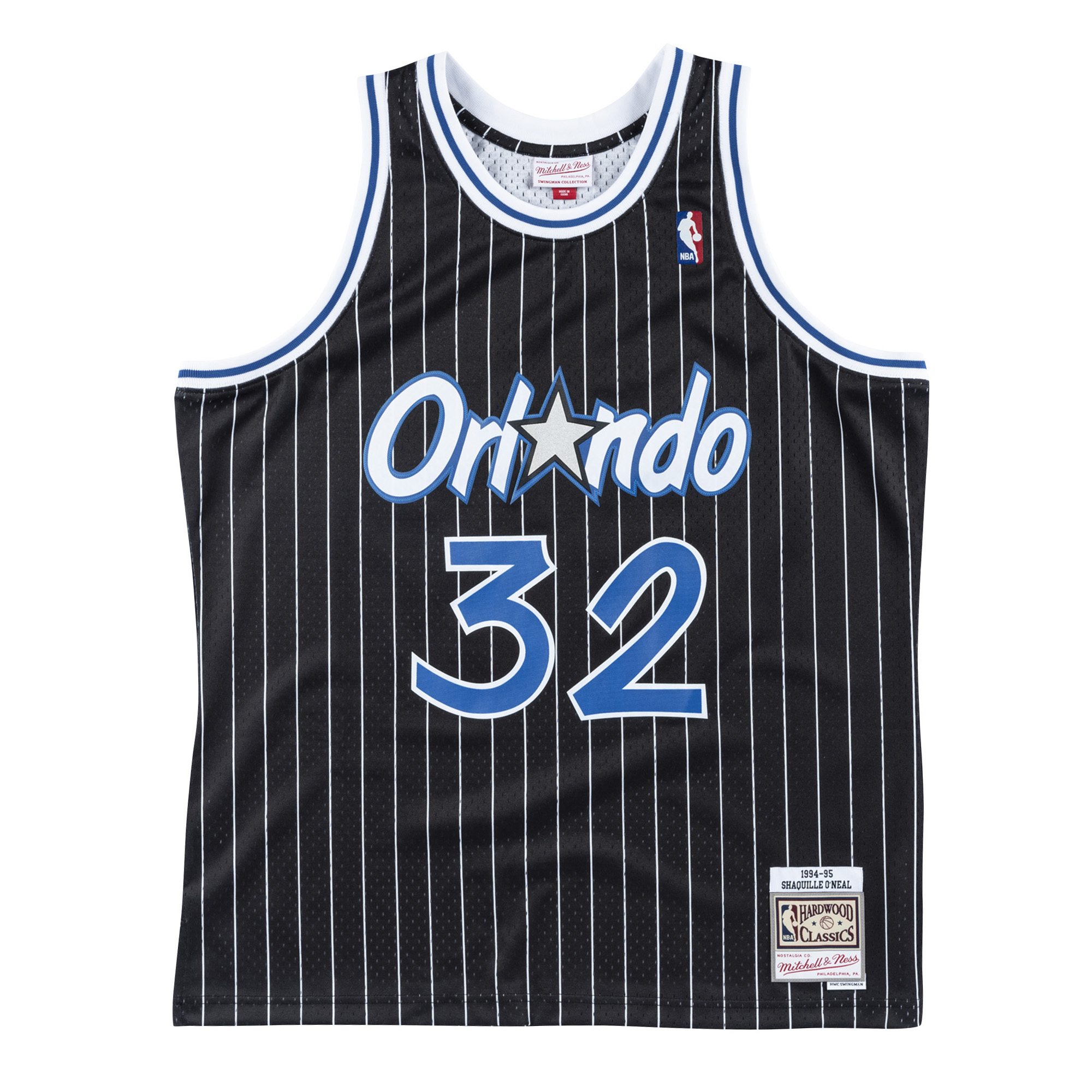 Levně Mitchell & Ness NBA Swingman Jersey Orlando Magic Shaquille O'Neal - Pánské - Dres Mitchell & Ness - Černé - SMJYGS18191-OMABLCK94SON1