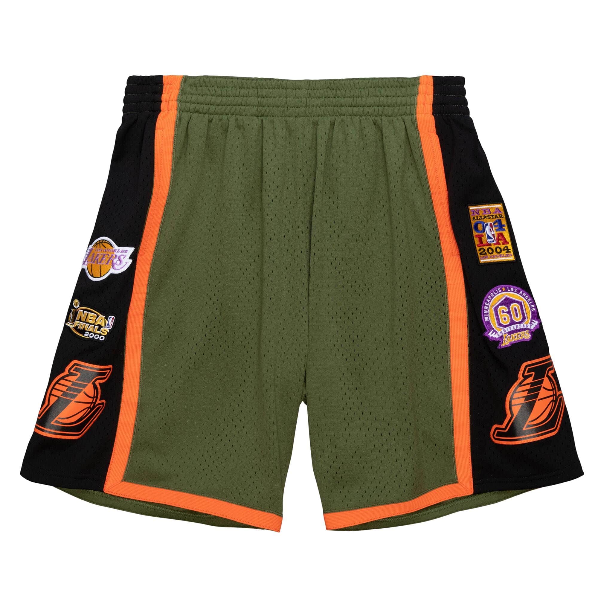 Mitchell & Ness Flight LA Lakers 2009 Swingman Shorts - Pánské - Kraťasy Mitchell & Ness - Zelené - SMSH4848-LAL09PPPDKGN - Velikost: S