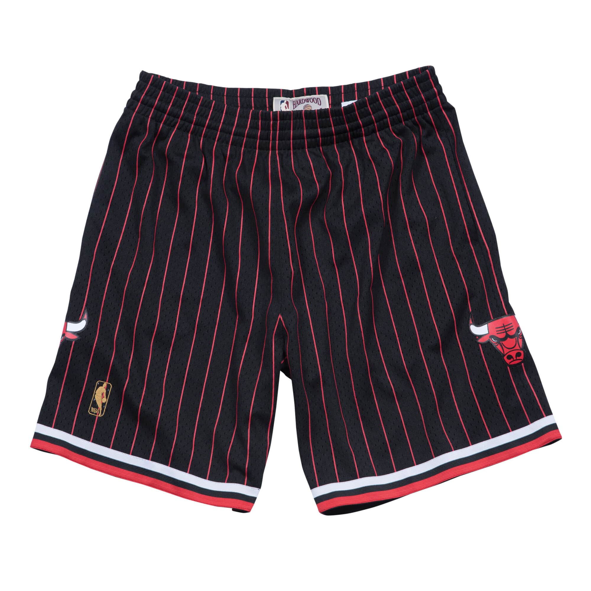 Mitchell & Ness NBA Chicago Bulls 96-97 Alternate Swingman Shorts - Pánské - Kraťasy Mitchell & Ness - Černé - SMSHAC18022-CBUBLCK96 - Velikost: XL