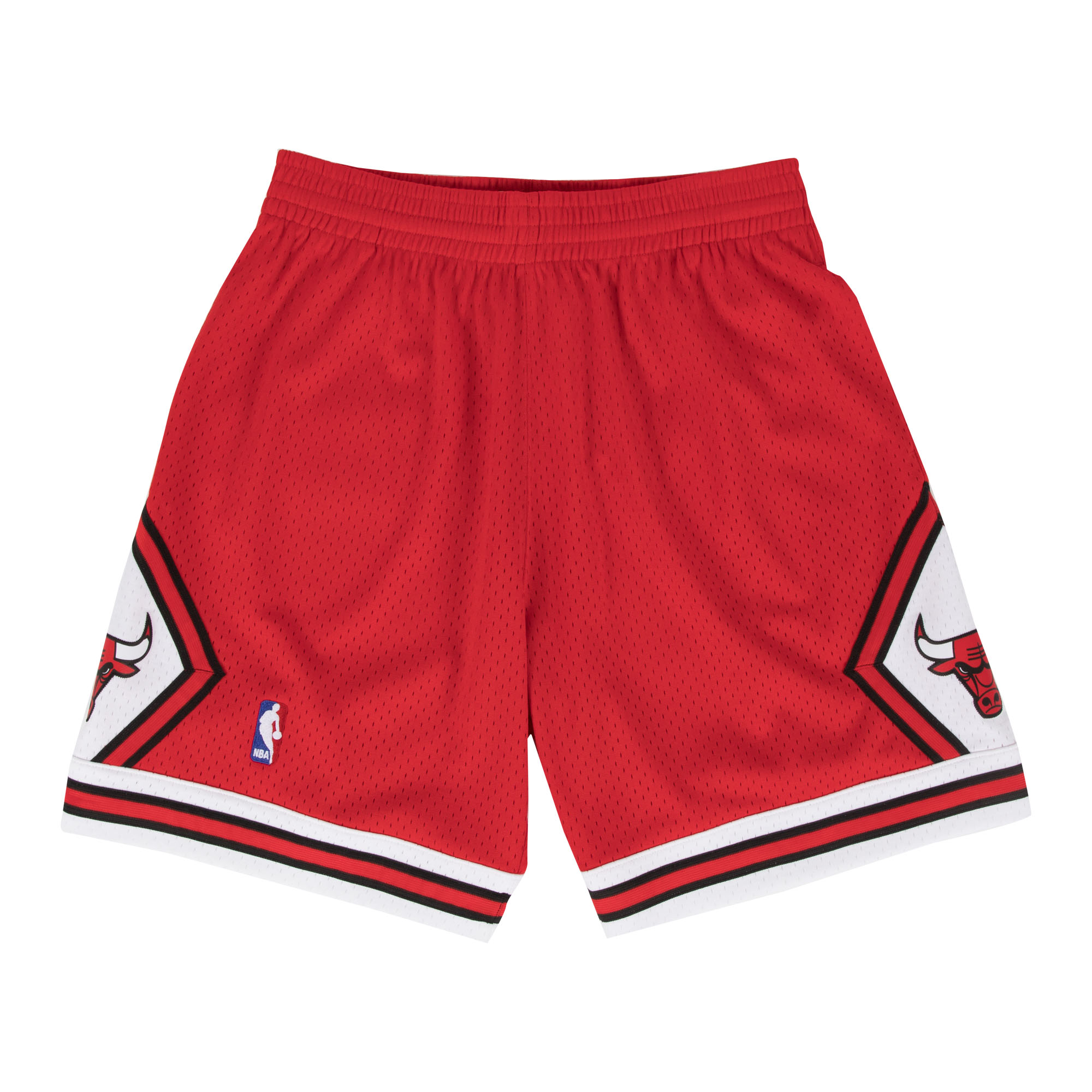 Mitchell & Ness Chicago Bulls NBA Swingman Shorts - Pánské - Kraťasy Mitchell & Ness - Červené - SMSHGS18223-CBUSCAR97 - Velikost: XL