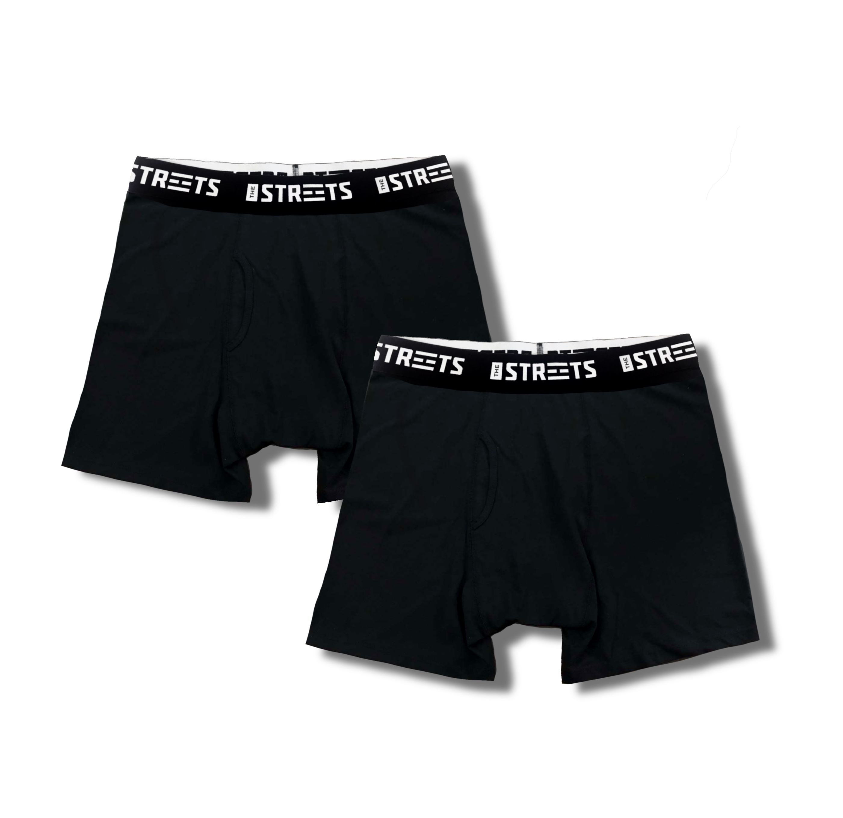 The Streets Boxers 2 Pack - Pánské - Spodní prádlo The Streets - Černé - STRTSBXR