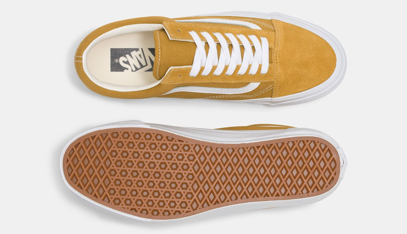 Vans LX Old Skool 36 Harvest Gold - Pánské - Tenisky Vans - Žluté - VN000CXTBL2 - Velikost: 42