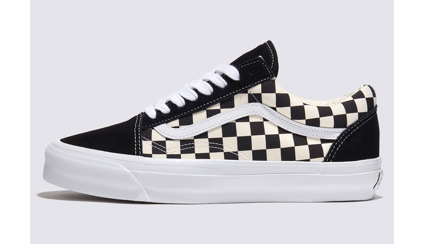 Vans Old Skool 36 LX Checkerboard - Pánské - Tenisky Vans - Černé - VN000CQD2BO - Velikost: 47