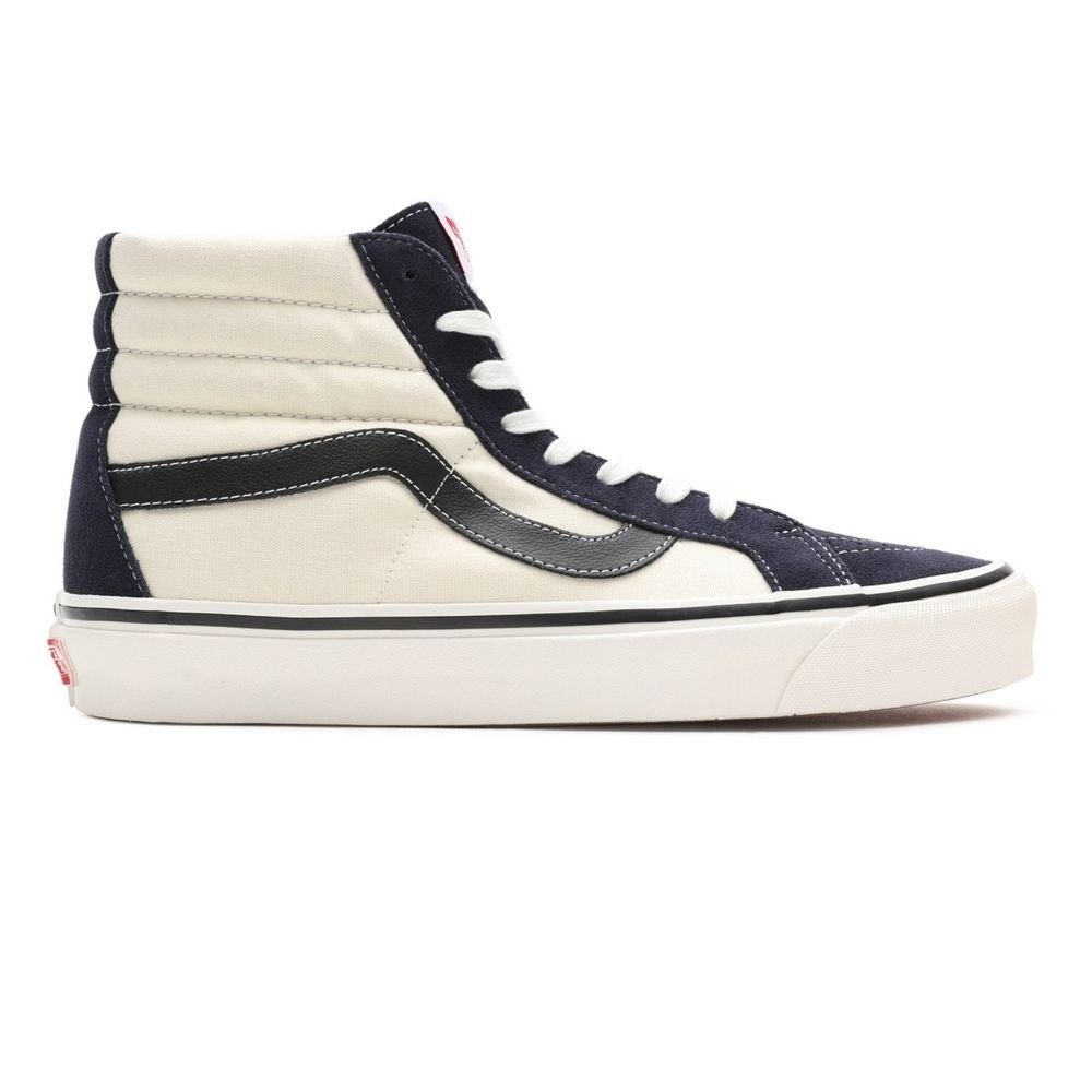 Vans UA SK8-HI 38 DX Anaheim Factory OG Navy - Pánské - Tenisky Vans - Modré - VN0A38GF4UJ1 - Velikost: 38