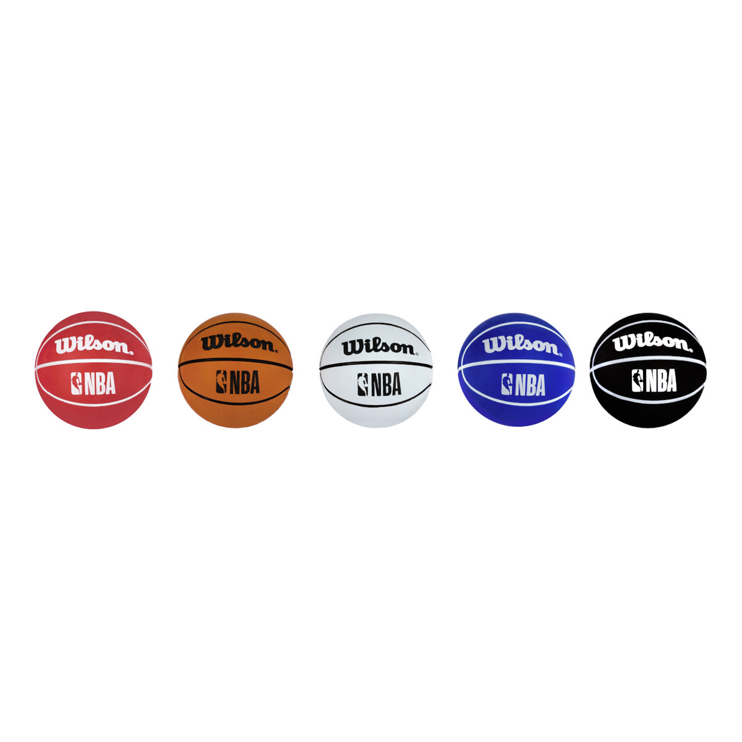 Levně Wilson NBA Dribbler Basketball NBA Version Multicolor - Unisex - Míč Wilson - Vícebarevné - WTB1100PDQNBA