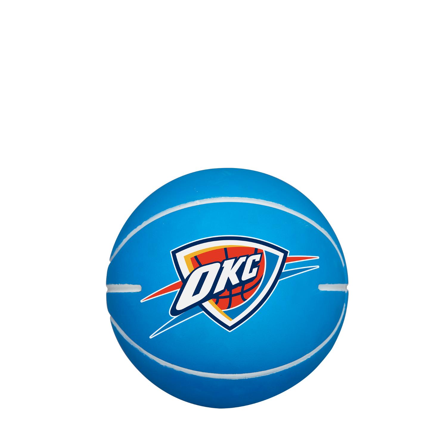 Wilson NBA Dribbler Basketball Oklahoma City Thunder Blue - Unisex - Míč Wilson - Modré - WTB1100PDQOKC - Velikost: UNI