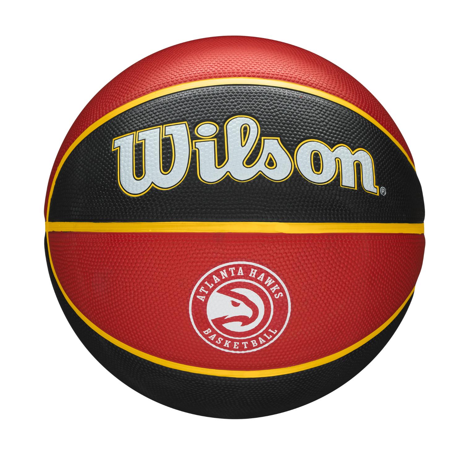 Levně Wilson NBA Team Tribute Basketball Atlanta Hawks - Unisex - Míč Wilson - Červené - WTB1300XBATL