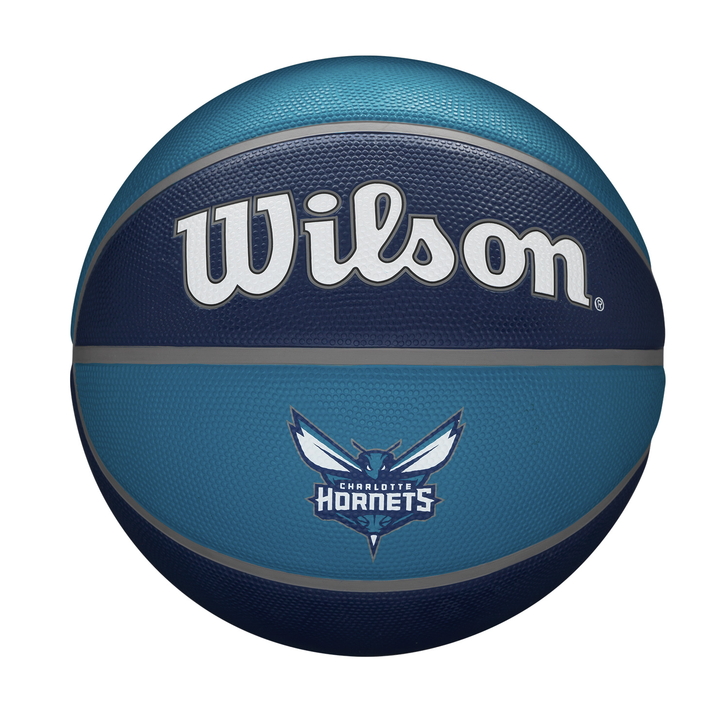 Wilson NBA Team Tribute Basketball Charlotte Hornets Size 7 - Unisex - Míč Wilson - Modré - WTB1300XBCHA - Velikost: 7