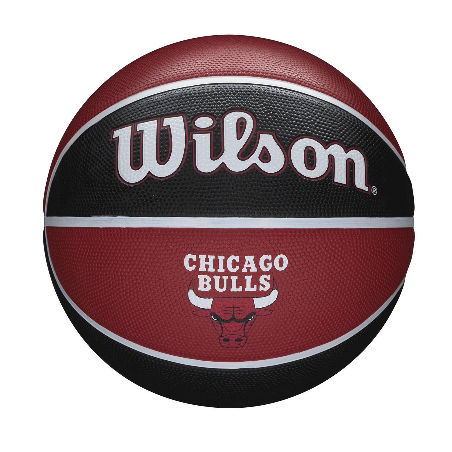 Wilson NBA Team Tribute Basketball Chicago Bulls Size 7 - Unisex - Míč Wilson - Červené - WTB1300XBCHI - Velikost: 7