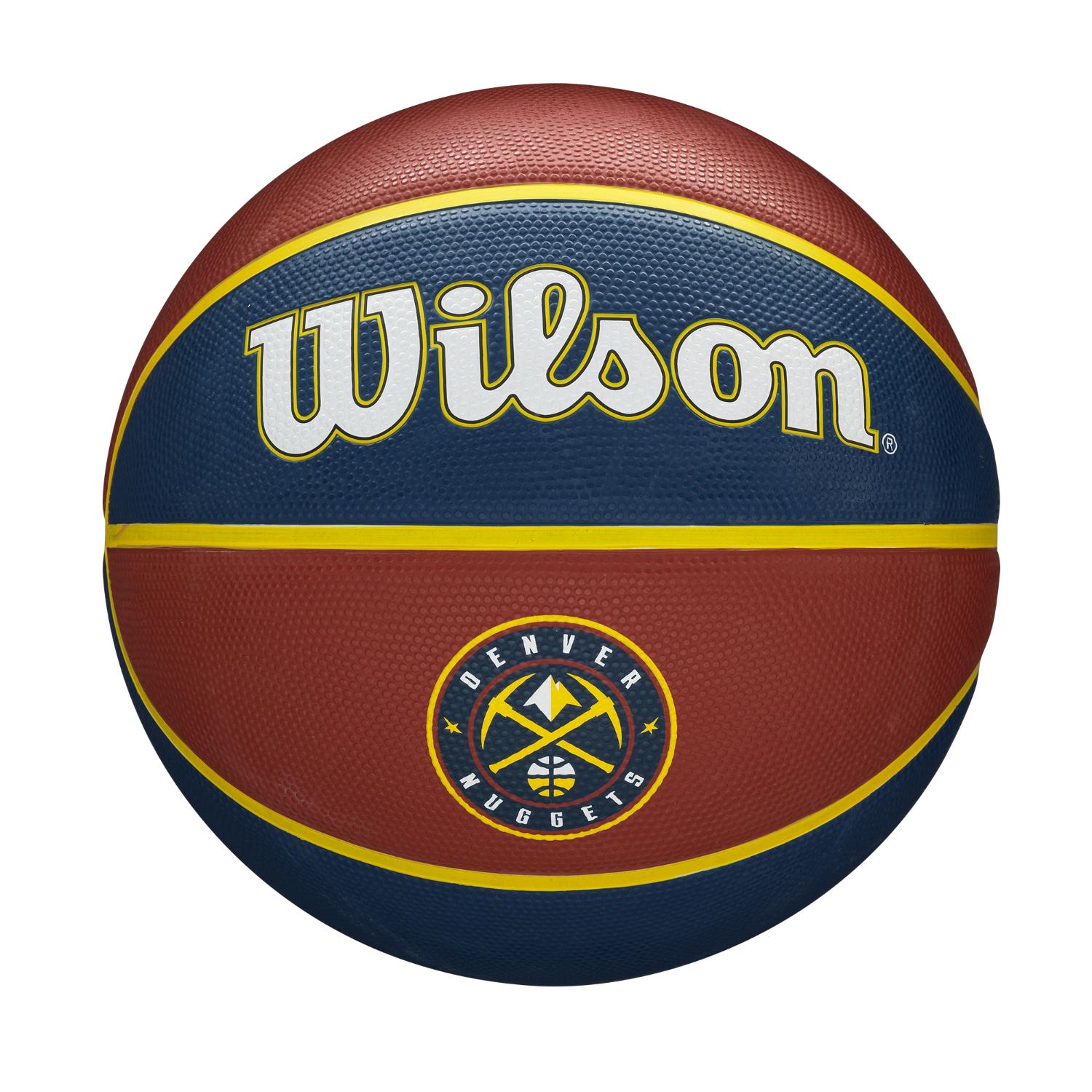 Levně Wilson NBA Team Tribute Basketball Denver Nuggets - Unisex - Míč Wilson - Modré - WTB1300XBDEN