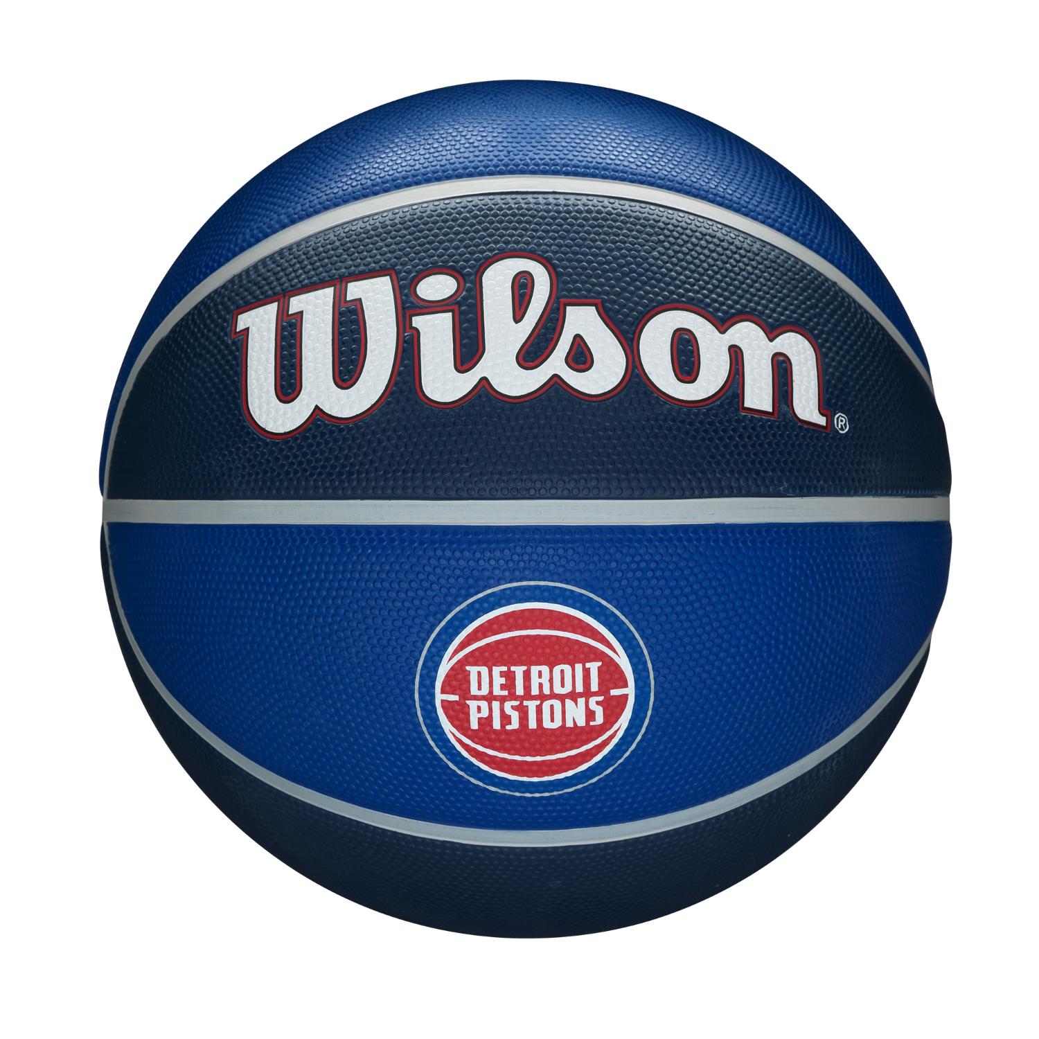 Levně Wilson NBA Team Tribute Basketball Detroit Pistons - Unisex - Míč Wilson - Modré - WTB1300XBDET