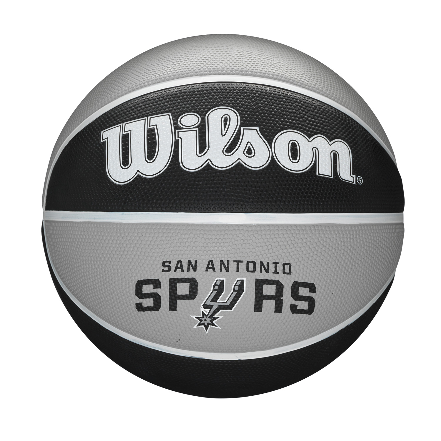 Wilson NBA Team Tribute Basketball San Antonio Spurs Size 7 - Unisex - Míč Wilson - Šedé - WTB1300XBSAN - Velikost: 7