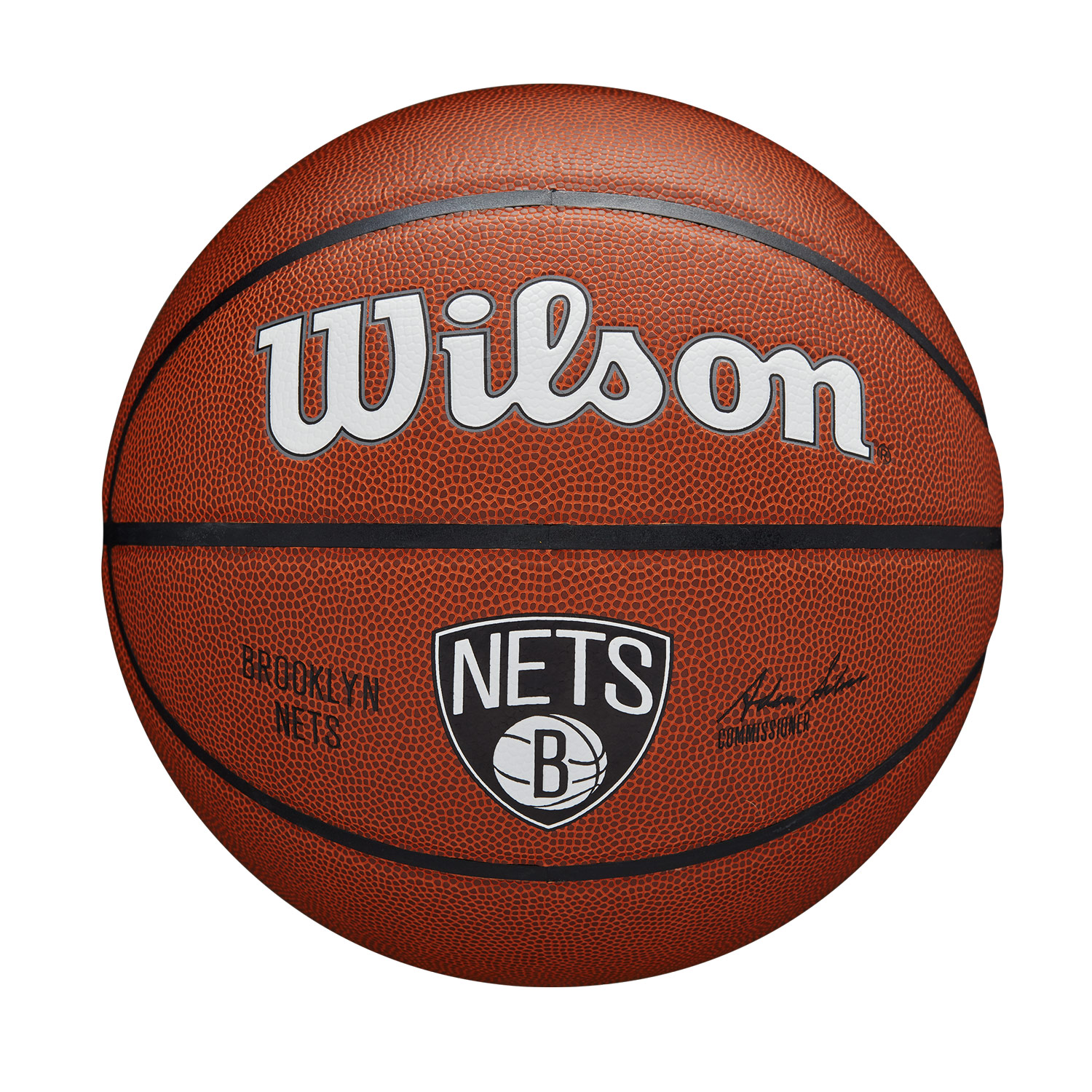 Wilson NBA Team Alliance Brooklyn Nets - Unisex - Míč Wilson - Oranžové - WTB3100XBBRO - Velikost: 7