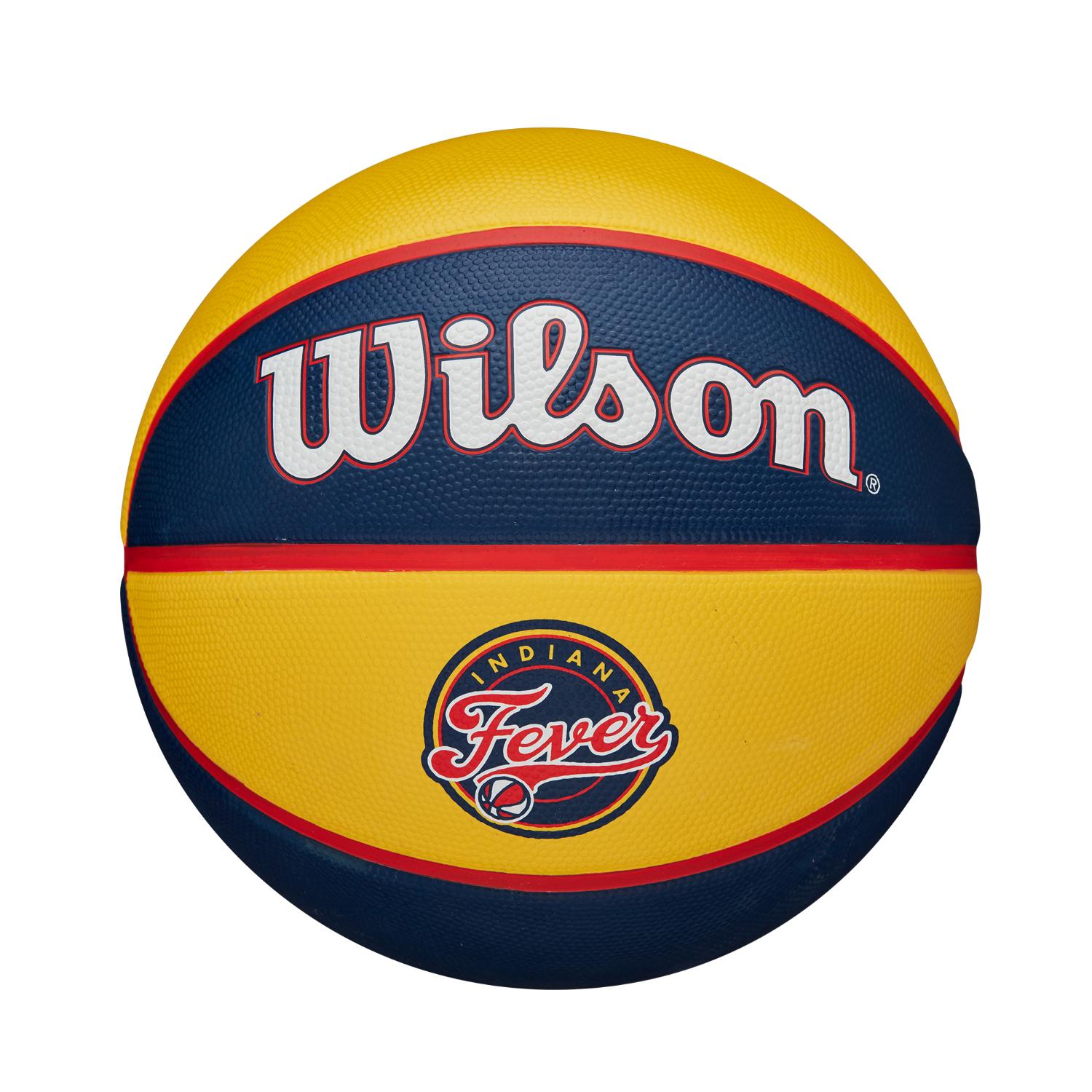 Levně Wilson WNBA Team Tribute Basketball Indiana Fever - Unisex - Míč Wilson - Žluté - WTB4600XBIND