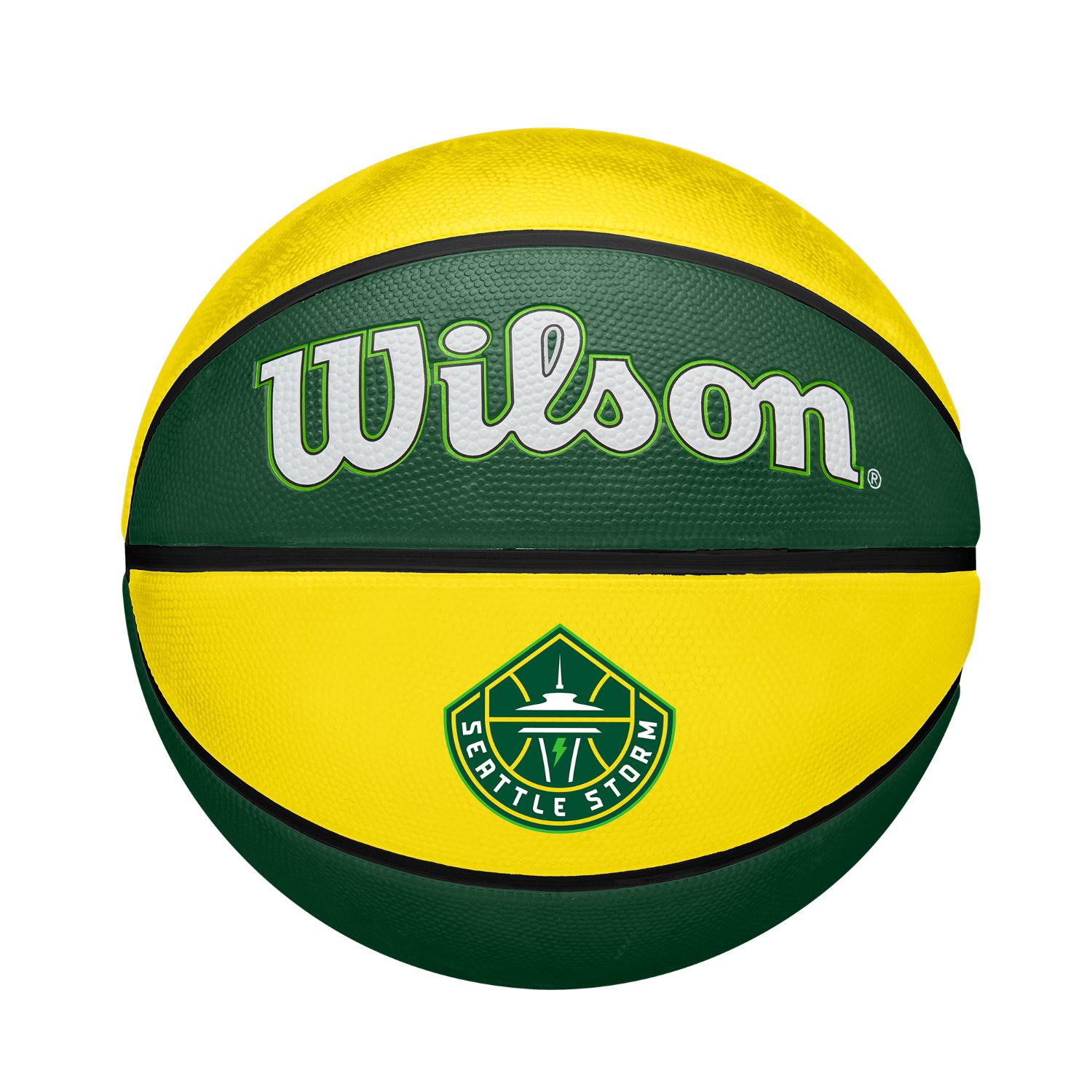 Levně Wilson WNBA Team Tribute Basketball Seattle Storm - Unisex - Míč Wilson - Zelené - WTB4600XBSEA