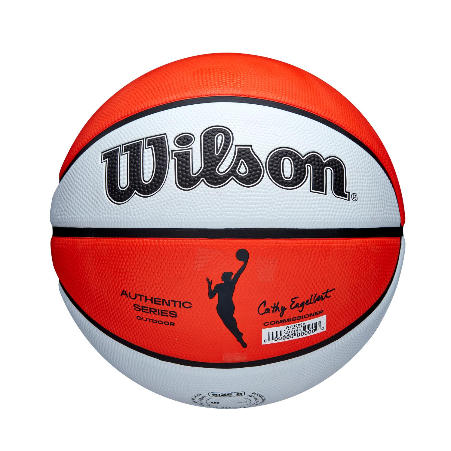 Levně Wilson WNBA Authentic Series Outdoor Basketball Sz5 - Unisex - Míč Wilson - Bílé - WTB5200XB05