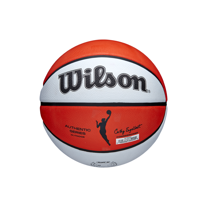 Wilson WNBA Authentic Series Outdoor Basketball Ball - Unisex - Míč Wilson - Bílé - WTB5200-06 - Velikost: 6