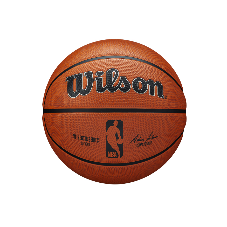 Wilson NBA Authentic Series Outdoor Basketball Ball - Unisex - Míč Wilson - Oranžové - WTB7300-07 - Velikost: 7