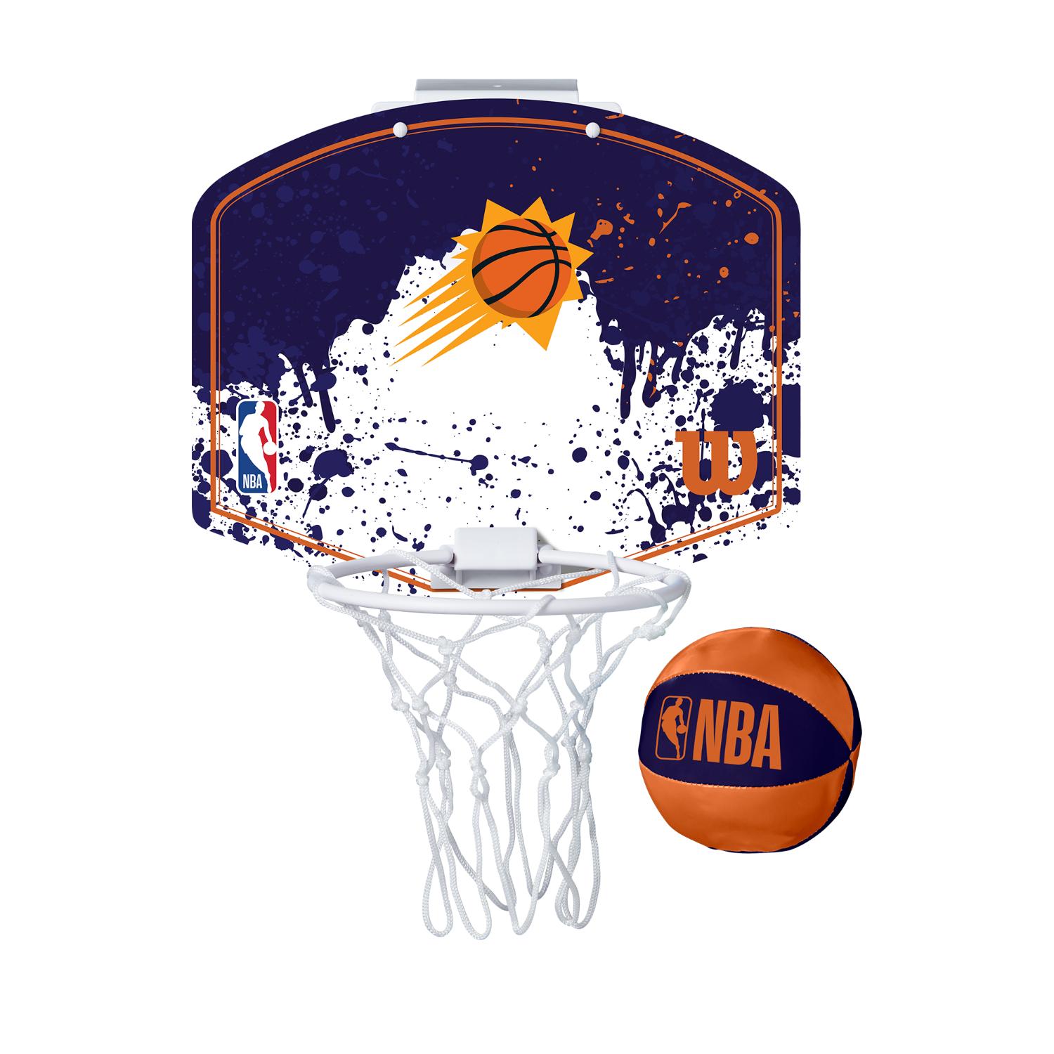 Wilson NBA Team Mini Hoop Phoenix Suns - Unisex - Doplněk Wilson - Fialové - WTBA1302PHO - Velikost: UNI