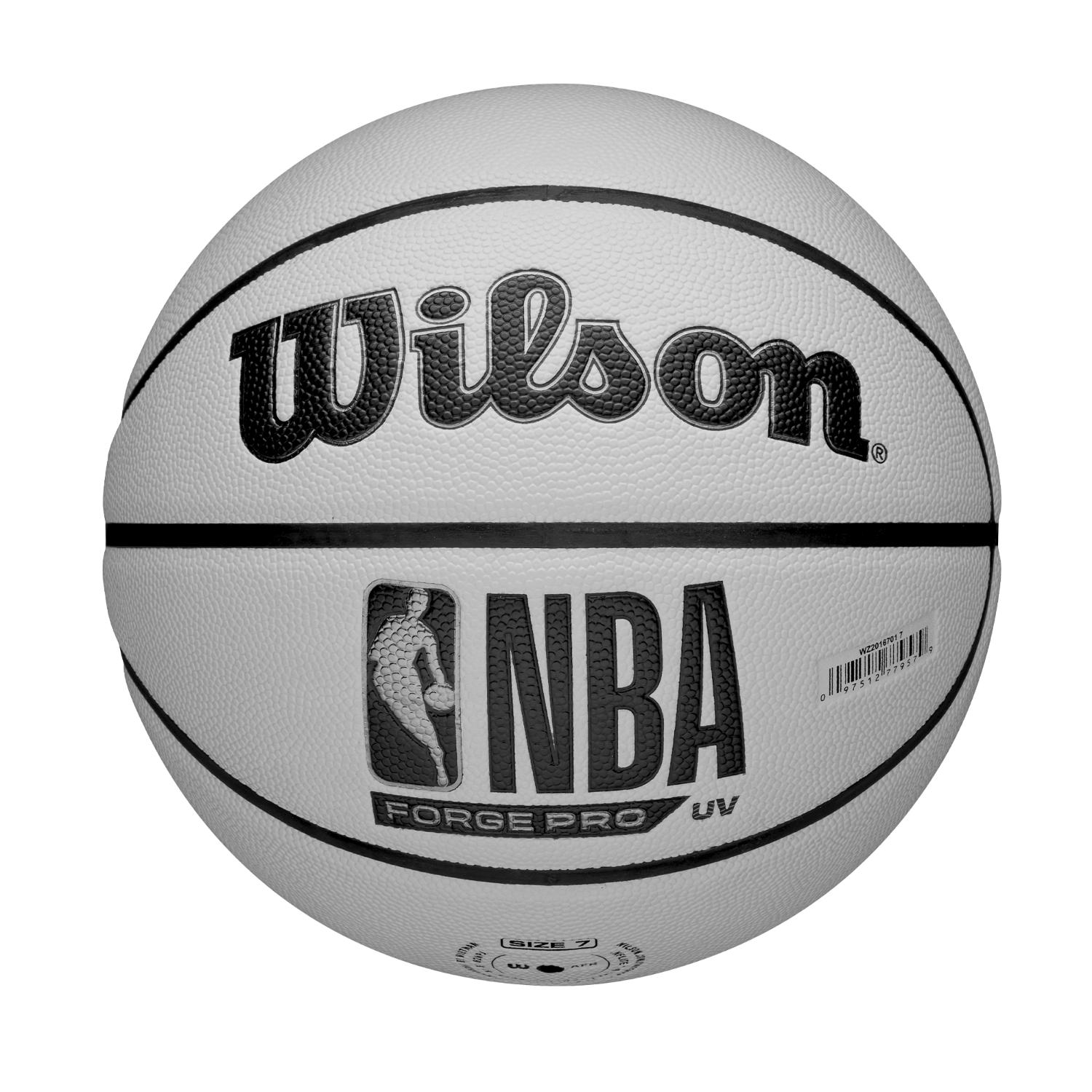 Levně Wilson NBA Forge Pro UV Basketball Green - Unisex - Míč Wilson - Šedé - WZ2016701XB7