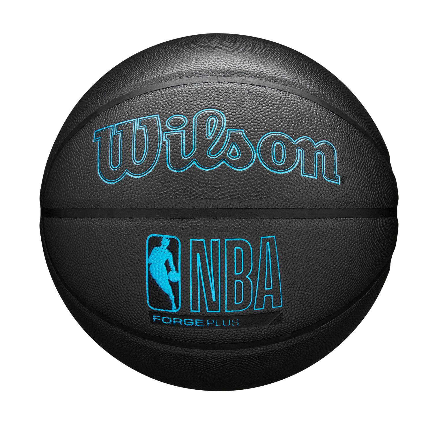 Levně Wilson NBA Forge Plus Charcoal Size 7 - Unisex - Míč Wilson - Černé - WZ2016803XB7