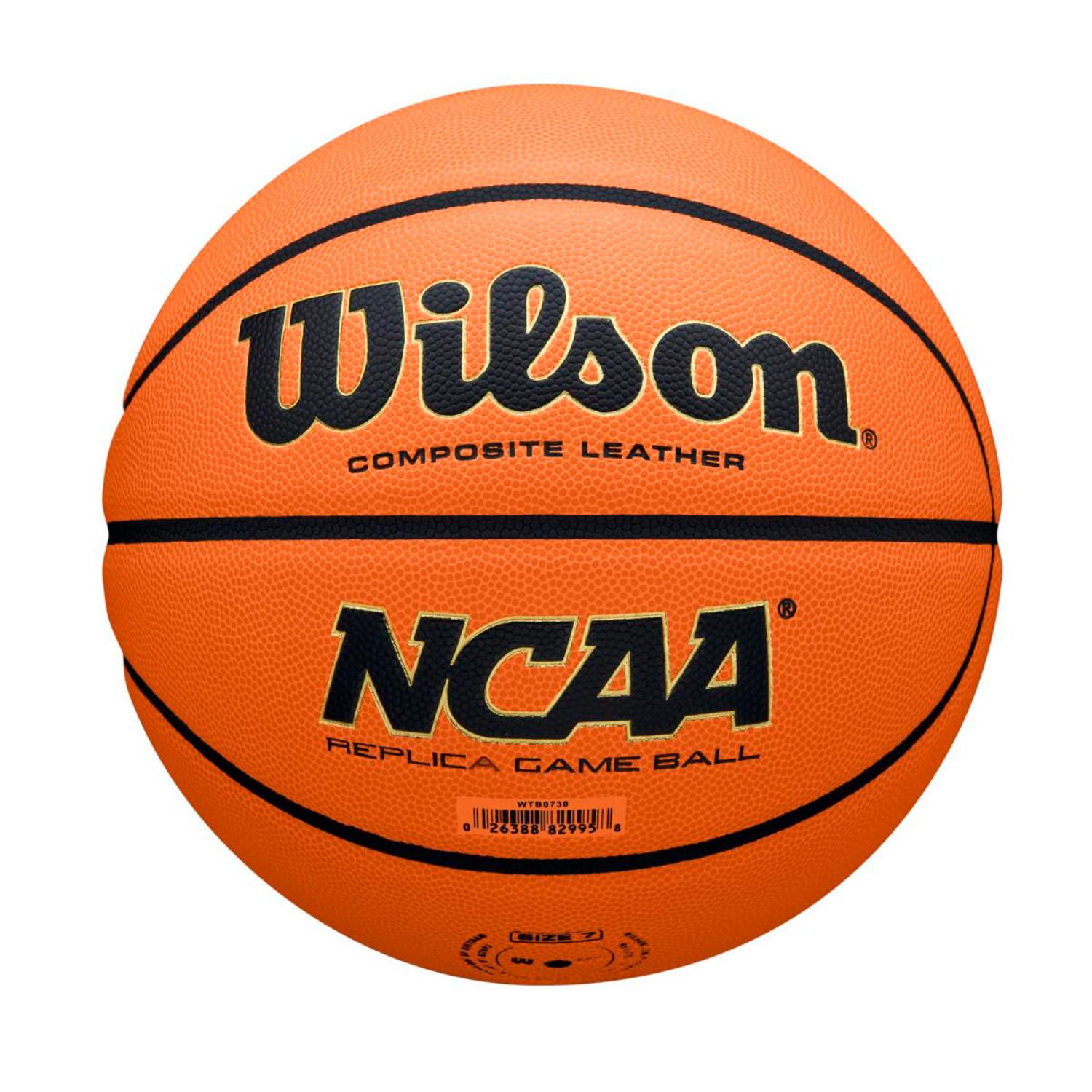 Wilson NCAA Replica Game Bskt Sz7 - Unisex - Míč Wilson - Oranžové - WZ2022101XB7 - Velikost: 7