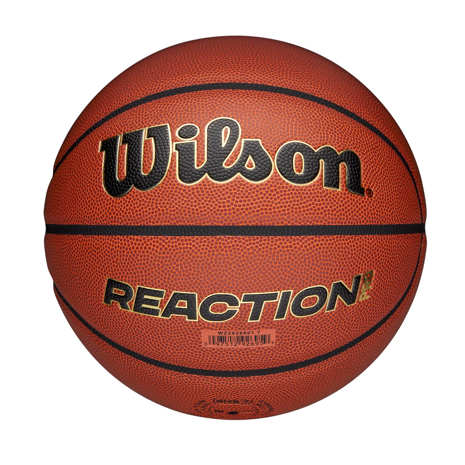 Levně Wilson Reaction Pro Basketball - Unisex - Míč Wilson - Hnědé - WZ2026601