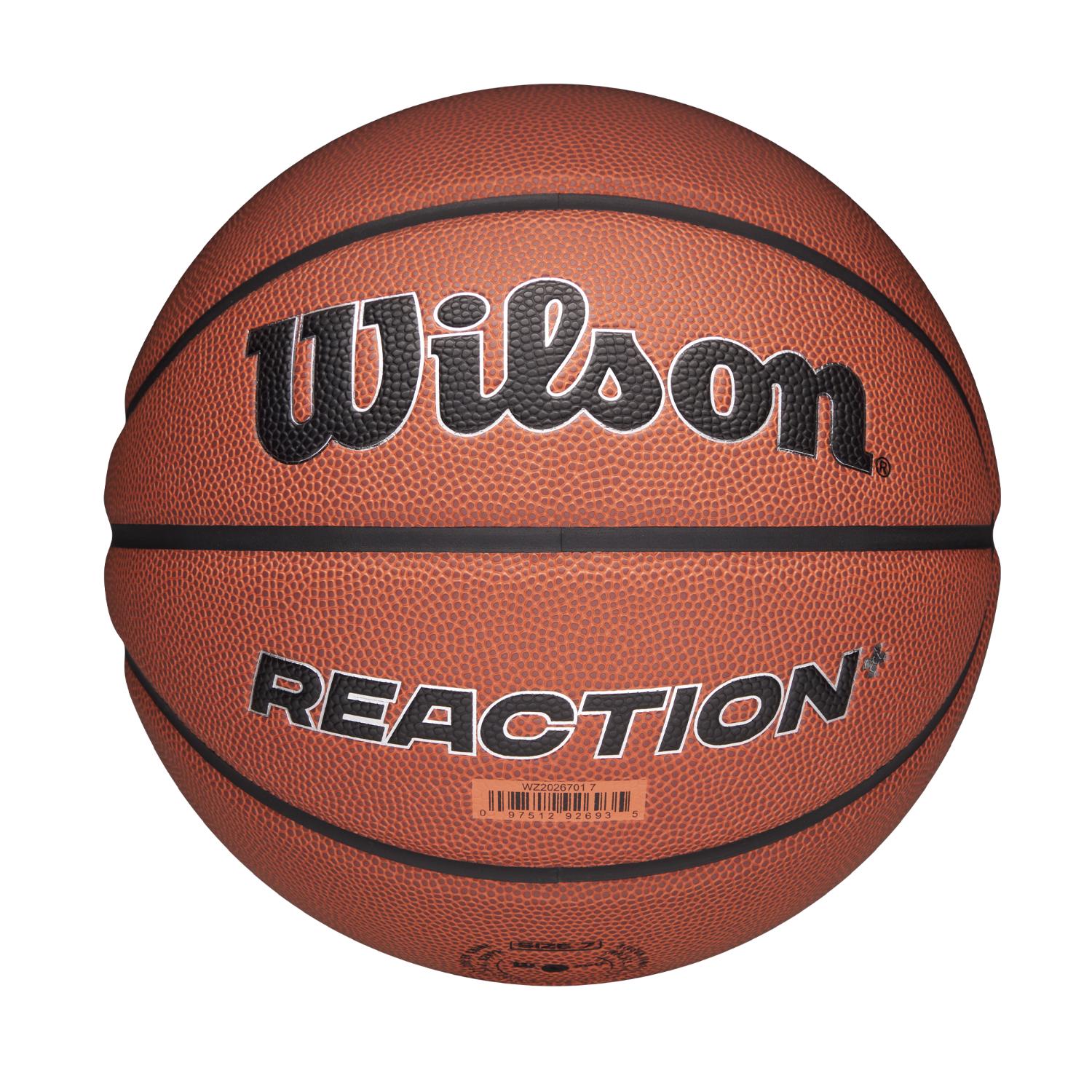 Levně Wilson Reaction Plus Basketball - Unisex - Míč Wilson - Hnědé - WZ2026701