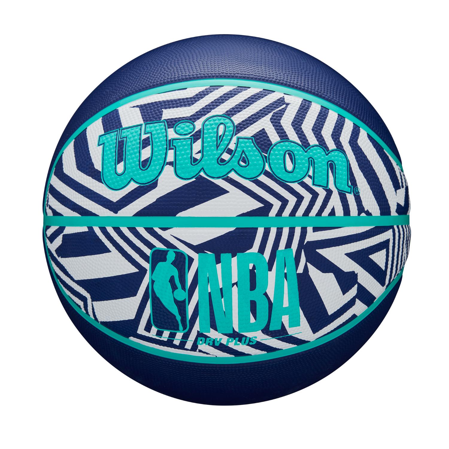 Levně Wilson NBA DRV Plus Dazzle Camo Basketball Indigo - Unisex - Míč Wilson - Modré - WZ3016102