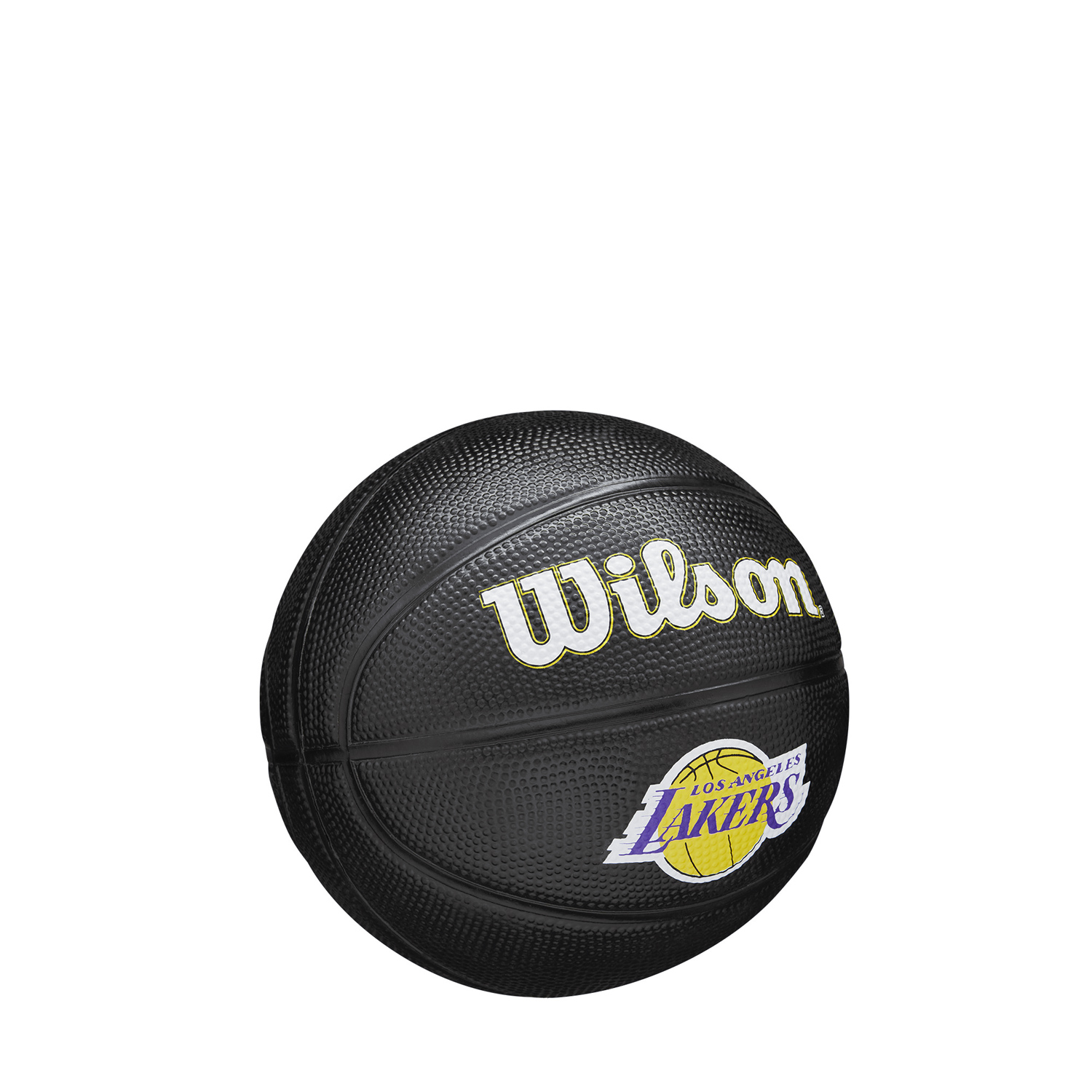 Levně Wilson NBA Team Tribute Mini LA Lakers Size 3 - Unisex - Míč Wilson - Černé - WZ4017601XB3