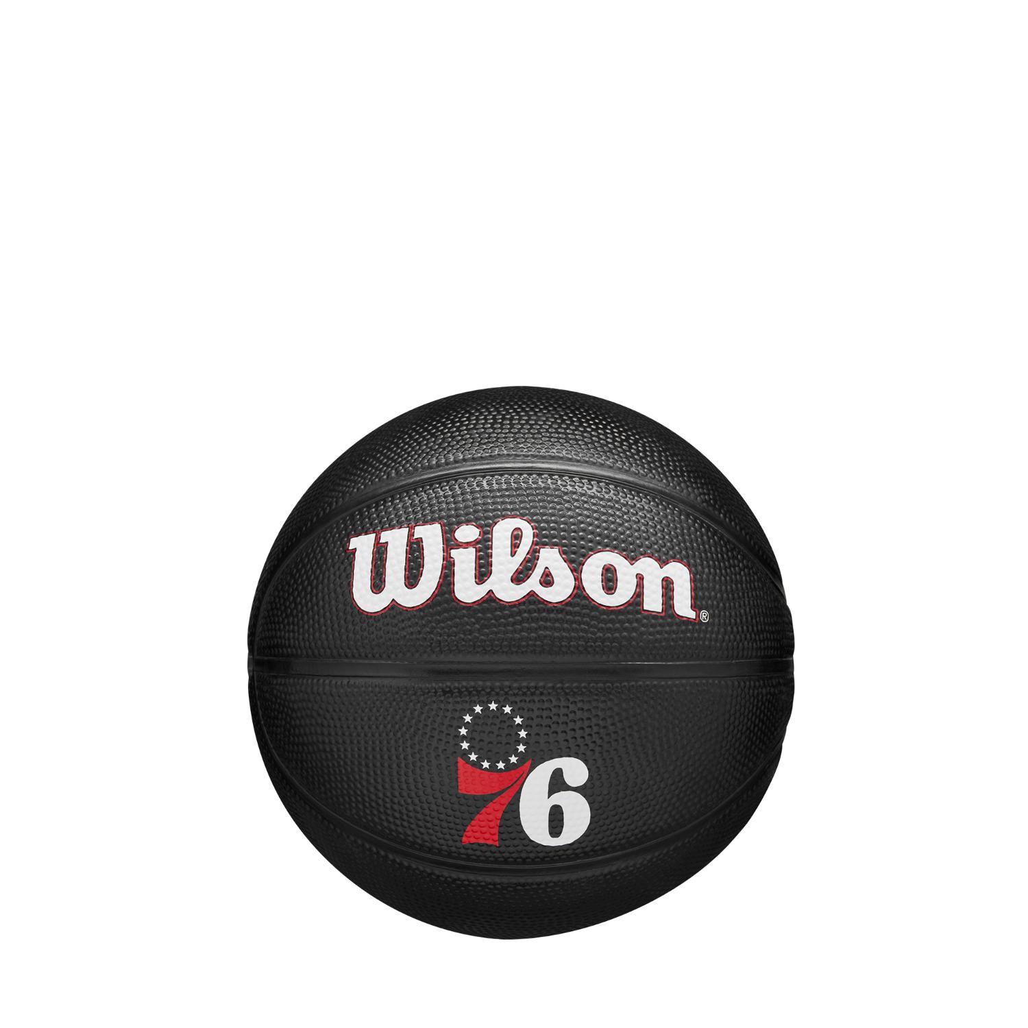 Levně Wilson NBA Team Tribute Mini Philadelphia 76ers - Unisex - Míč Wilson - Černé - WZ4017611XB3