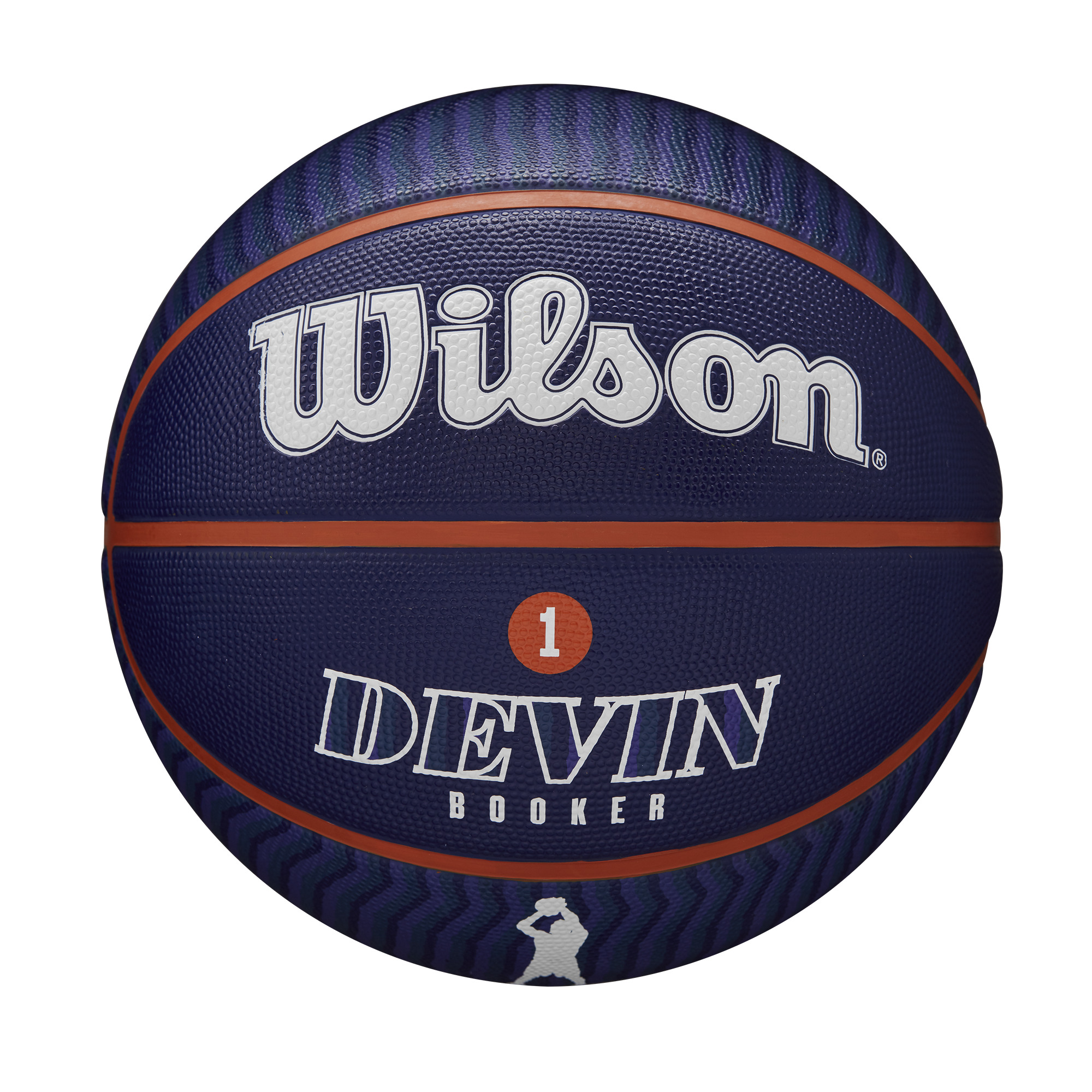 Wilson NBA Player Icon Outdoor Devin Booker Basketball Size 7 - Unisex - Míč Wilson - Fialové - WZ4019701XB7 - Velikost: 7