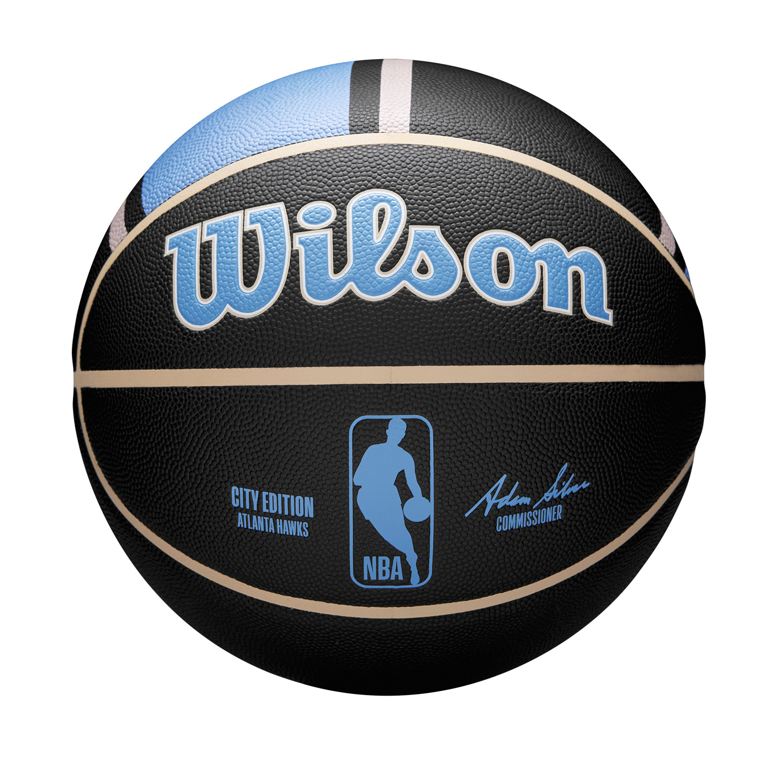 Wilson 2023 NBA Team City Collection Atlanta Hawks Size 7 - Unisex - Míč Wilson - Černé - WZ4024101ID7 - Velikost: 7