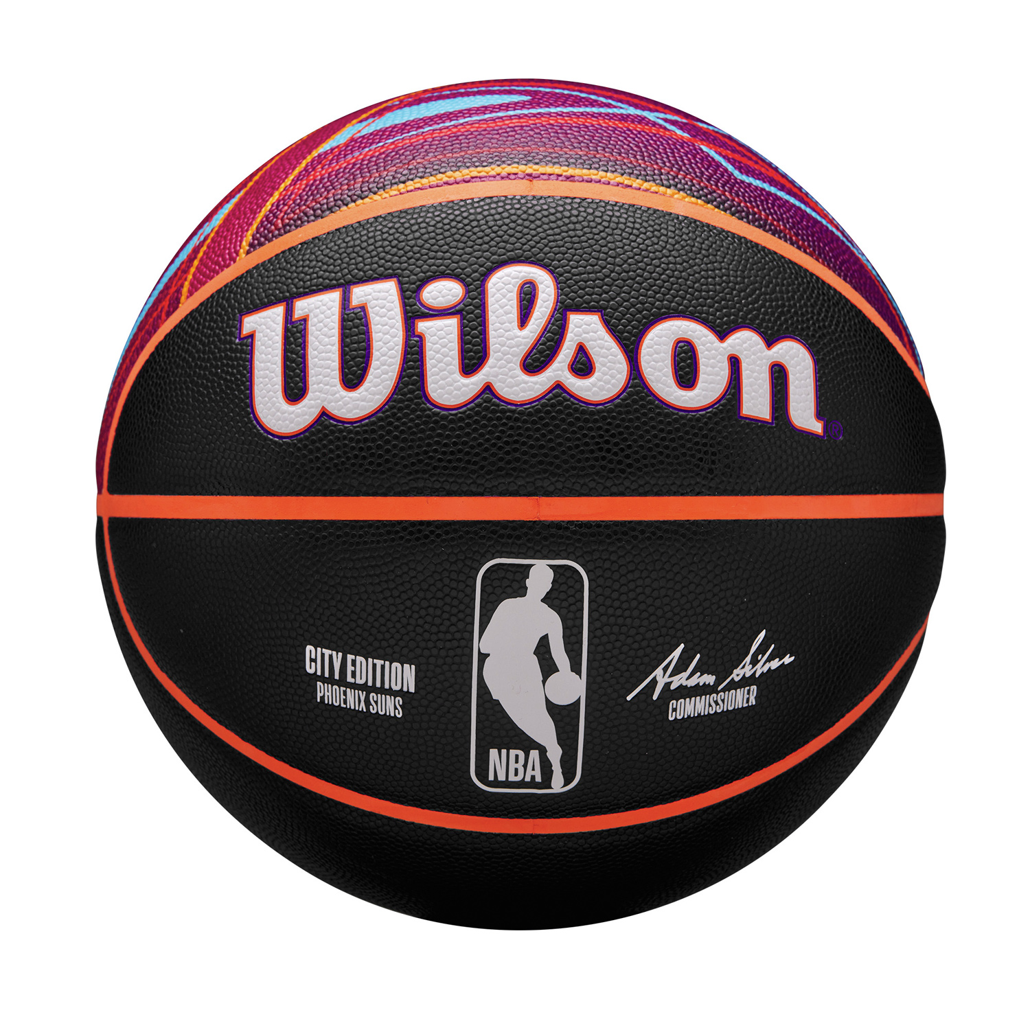 Levně Wilson 2023 NBA Team City Collector Phoenix Suns Size 7 - Unisex - Míč Wilson - Černé - WZ4024124ID7