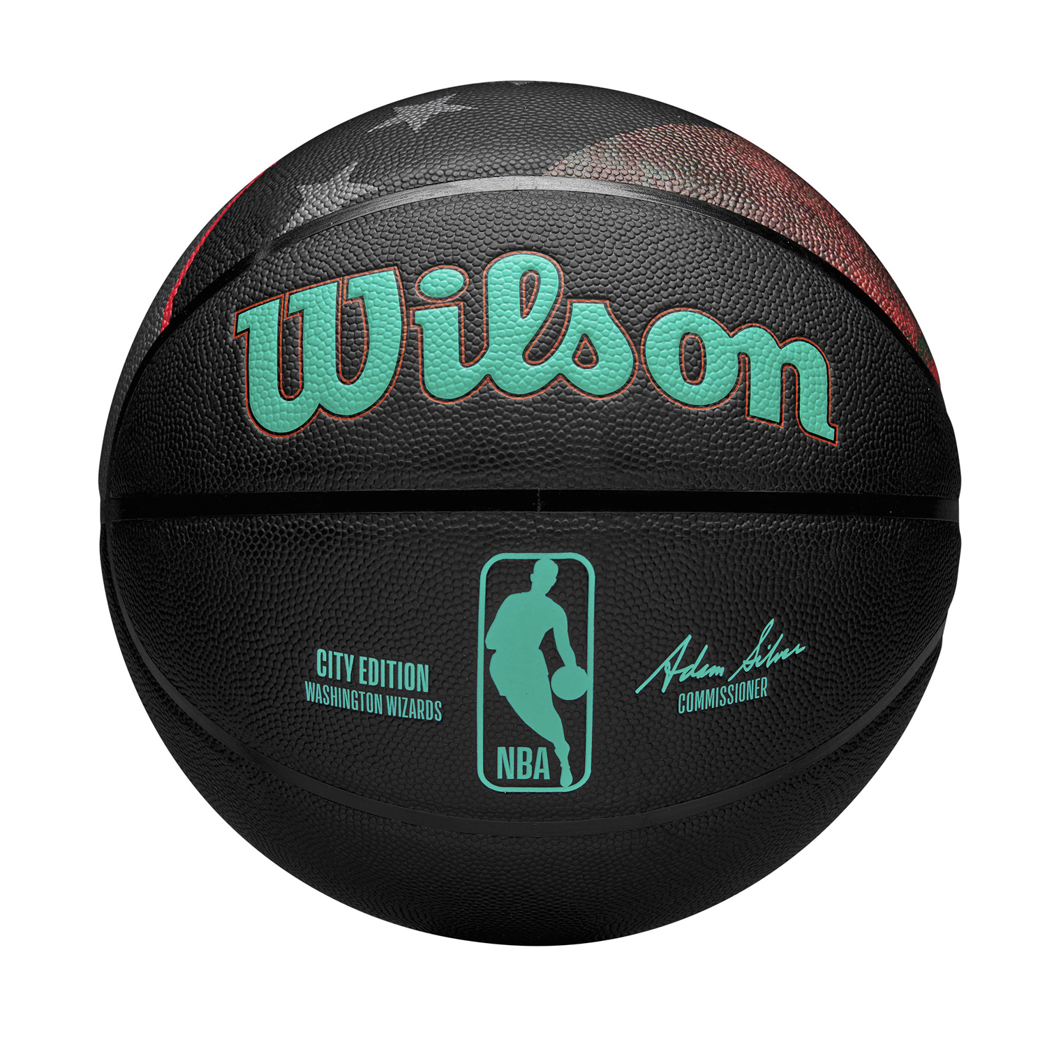 Wilson 2023 NBA Team City Collector Washington Wizards Size 7 - Unisex - Míč Wilson - Černé - WZ4024130ID7 - Velikost: 7