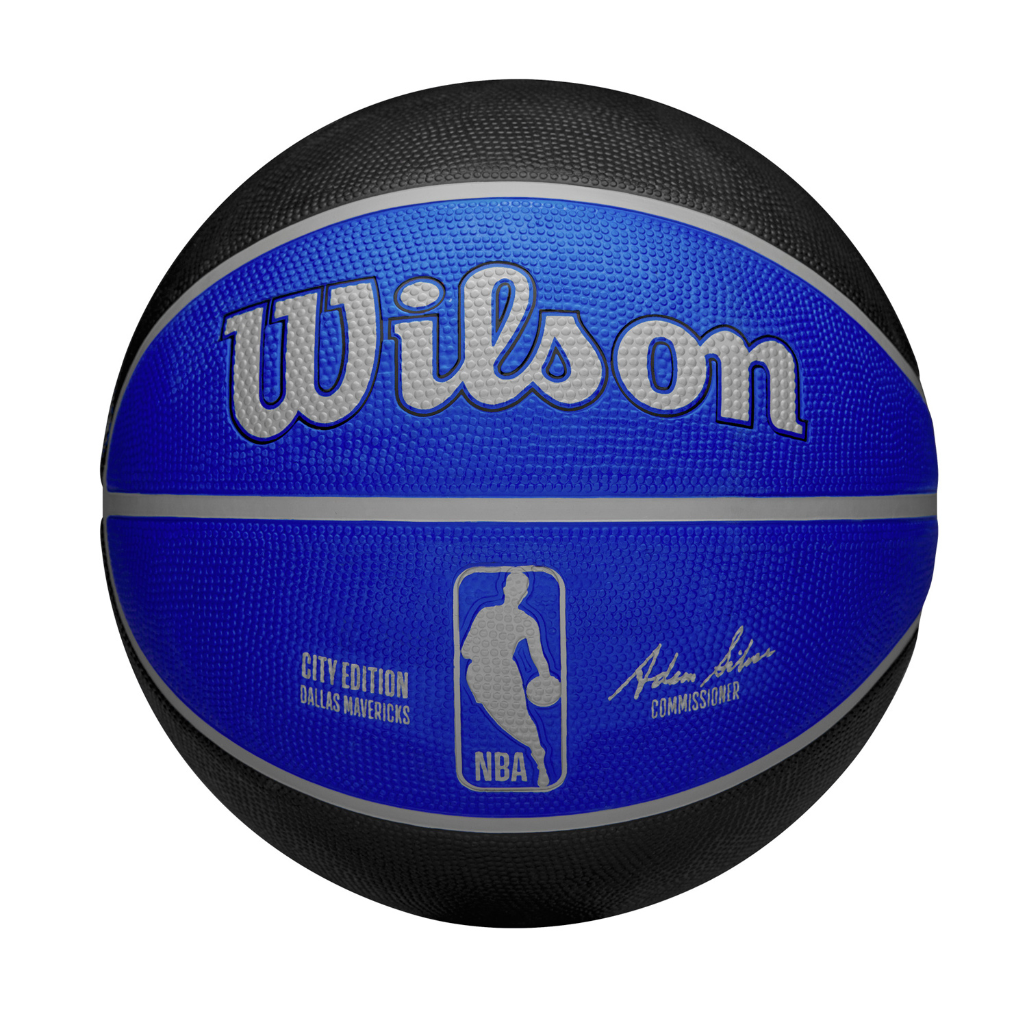 Wilson 2023 NBA Team City Edition Dallas Mavericks Size 7 - Unisex - Míč Wilson - Modré - WZ4024207ID7 - Velikost: 7