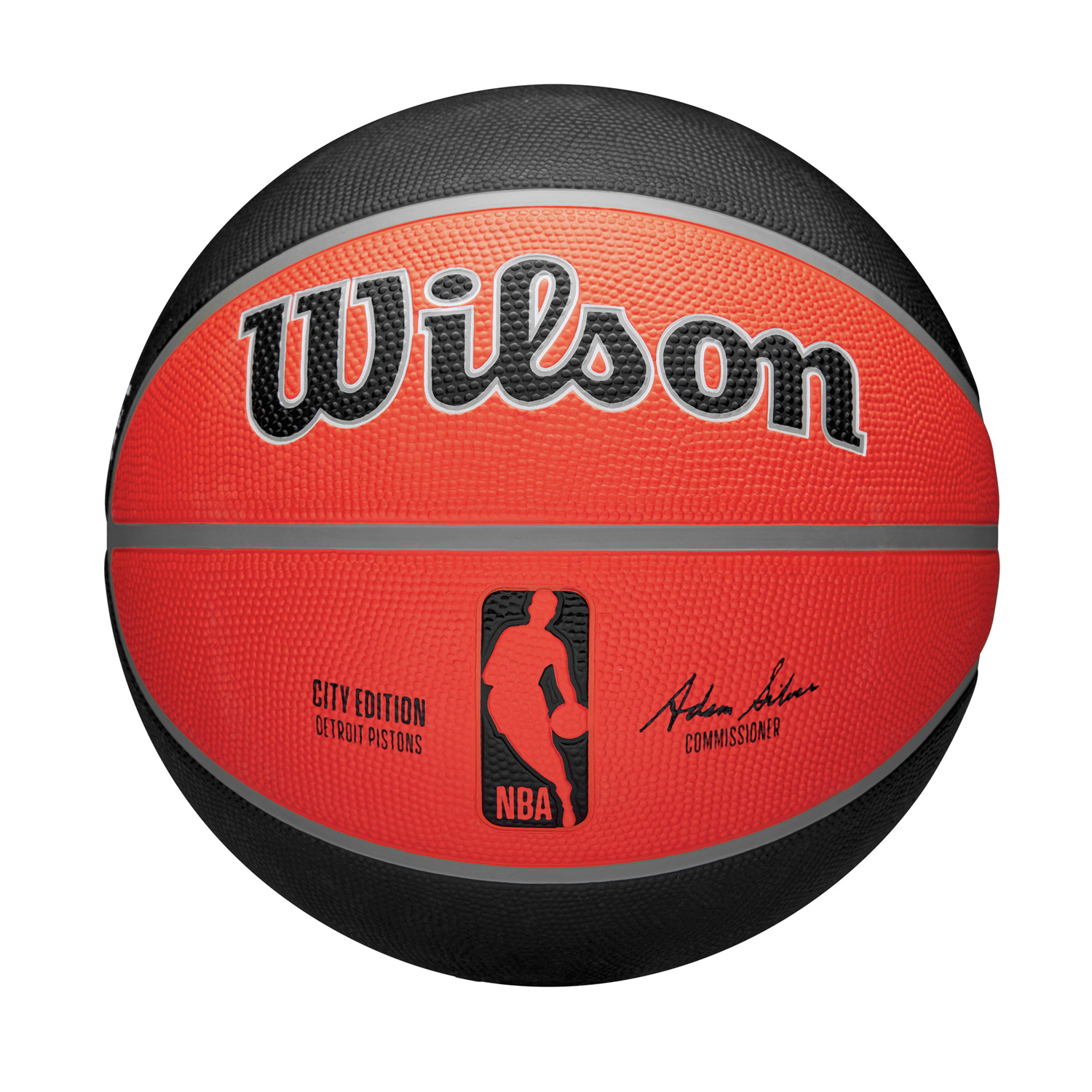 Levně Wilson 2023 NBA Team City Edition Detroit Pistons Size 7 - Unisex - Míč Wilson - Oranžové - WZ4024209ID7