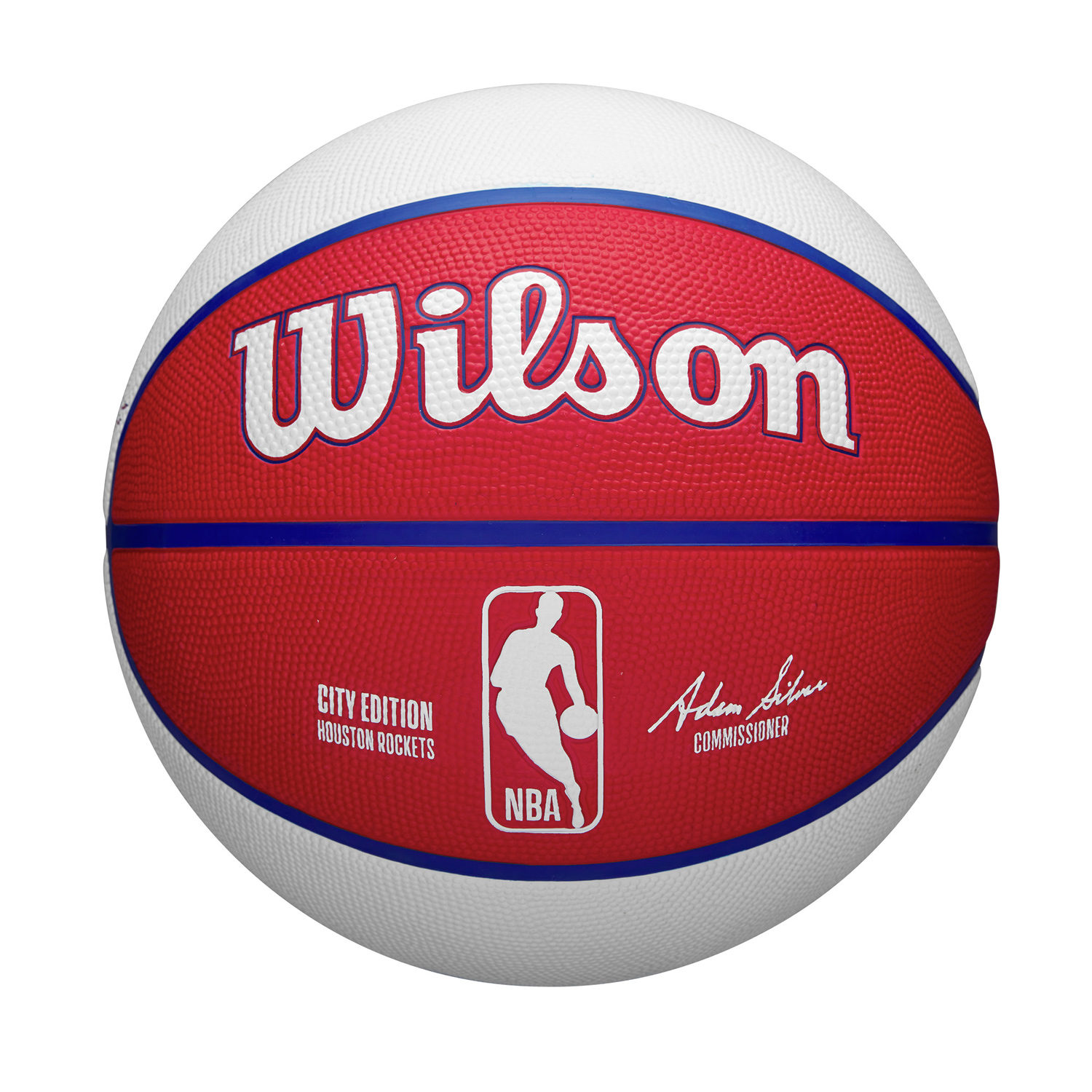 Wilson 2023 NBA Team City Edition Houston Rockets Size 7 - Unisex - Míč Wilson - Červené - WZ4024211ID7 - Velikost: 7