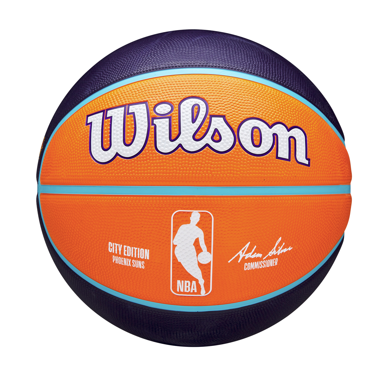 Levně Wilson 2023 NBA Team City Edition Phoenix Suns Size 7 - Unisex - Míč Wilson - Vícebarevné - WZ4024224ID7
