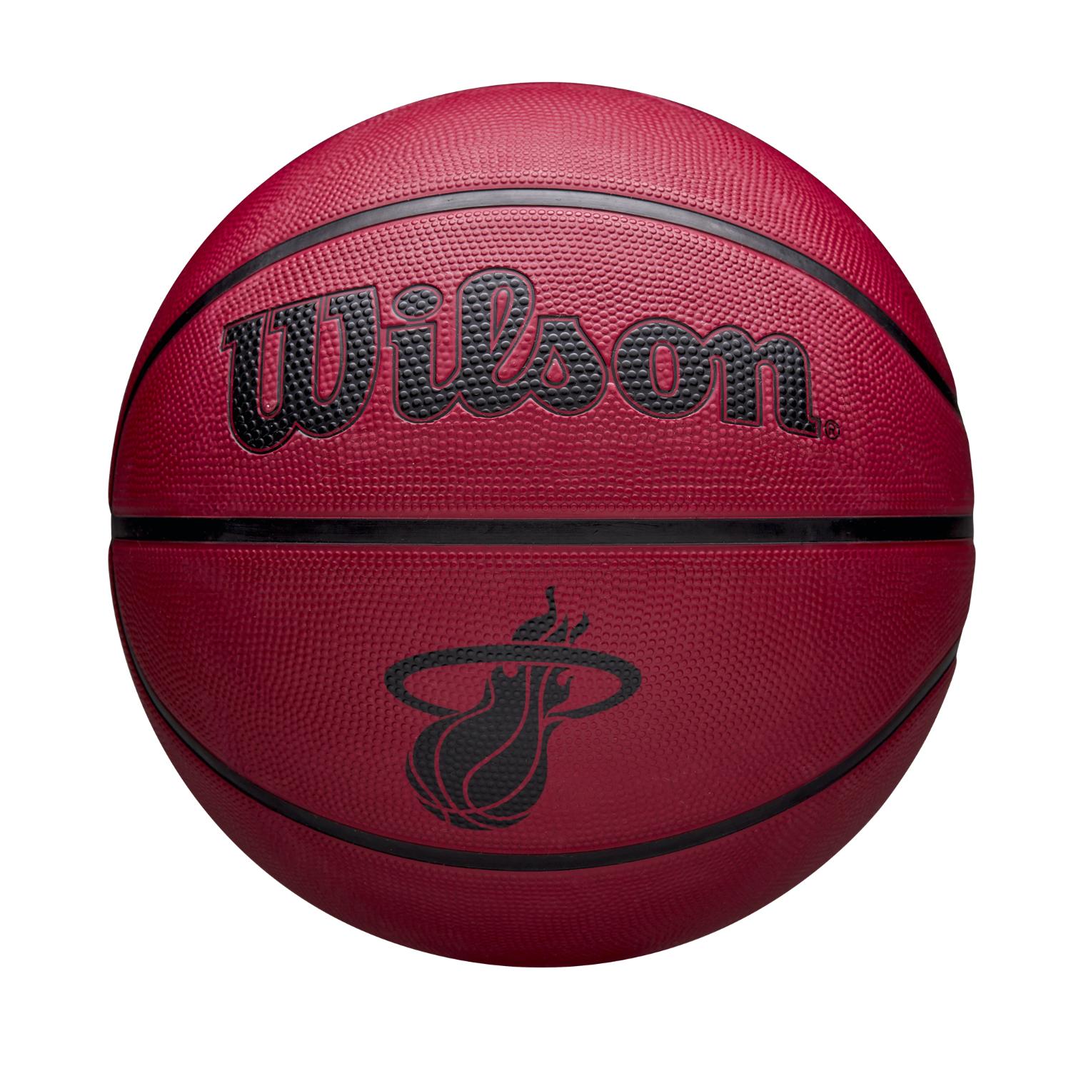 Levně Wilson NBA Team Tribute Solid Miami Heat - Unisex - Míč Wilson - Červené - WZ4025416XB5